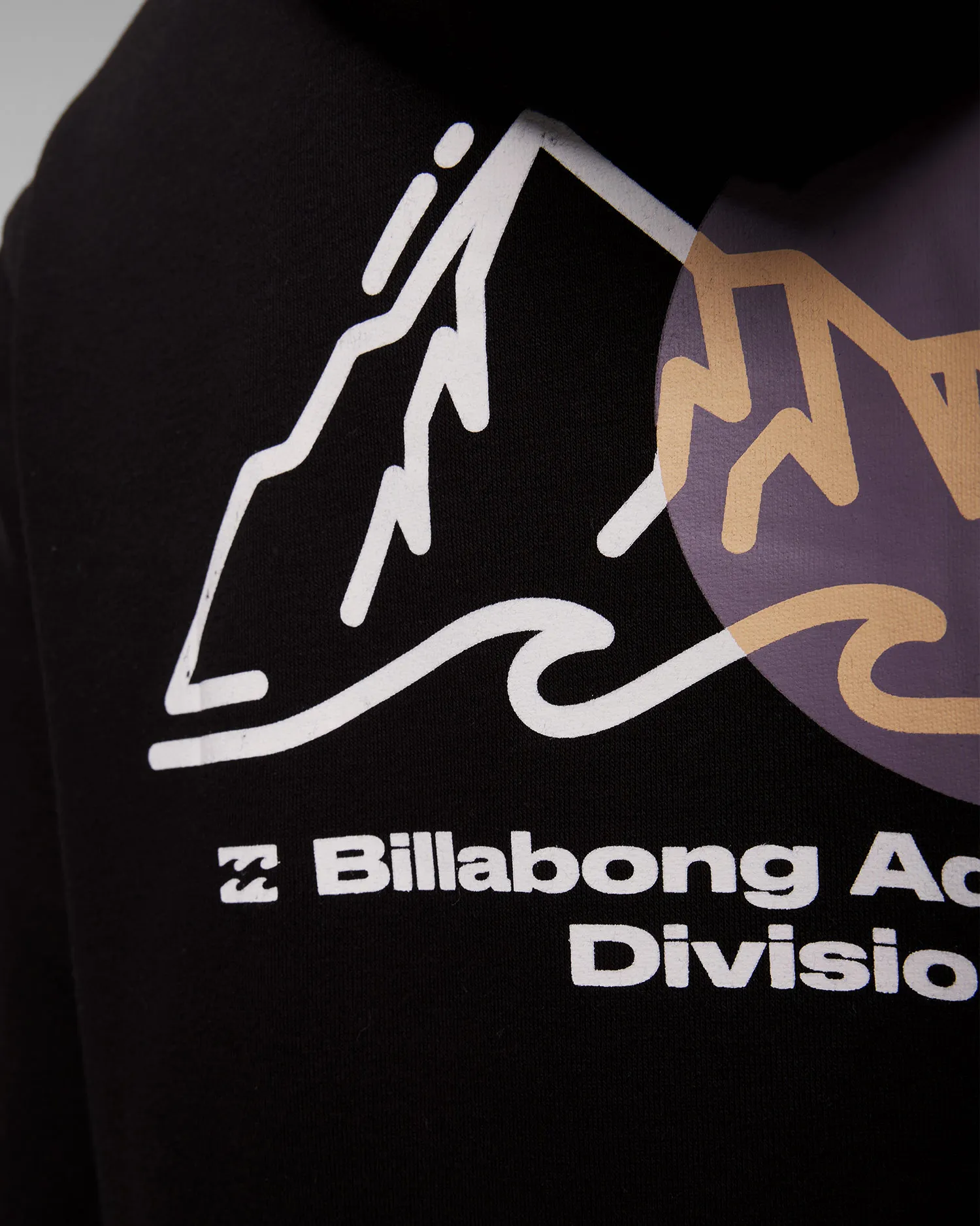 Felpa nera da uomo Billabong Compass Pullover abysf00118-blk