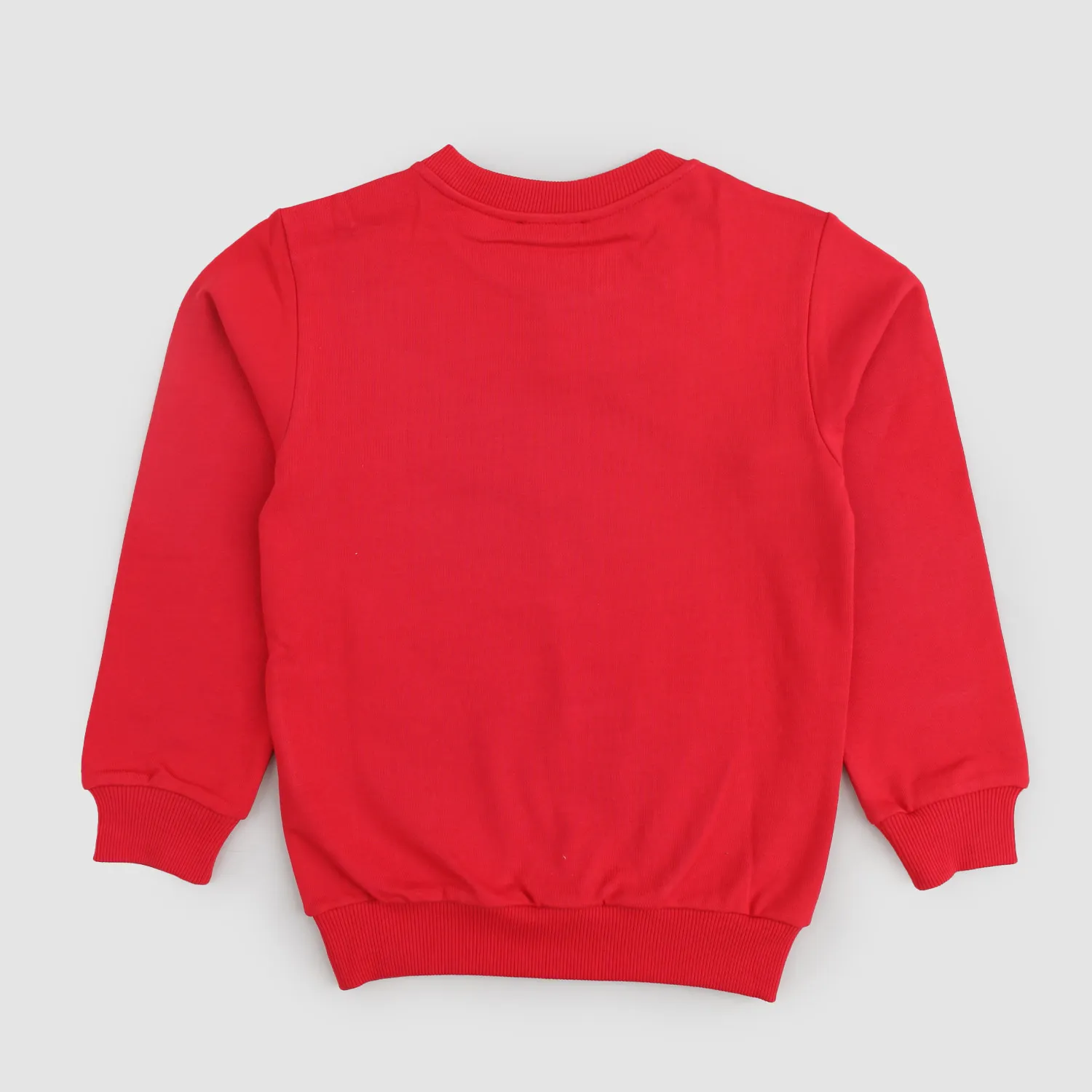 Felpa Rossa In Cotone Con Bottoni E Logo