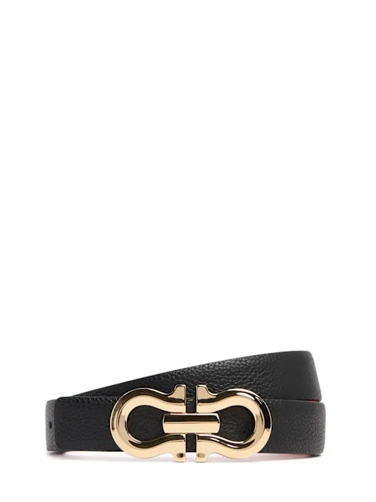 Ferragamo Cintura reversibile in pelle 25mm 