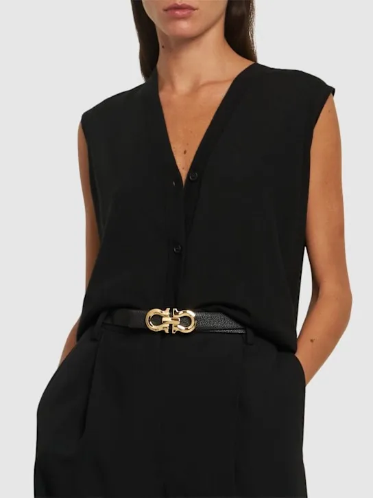 Ferragamo Cintura reversibile in pelle 25mm 