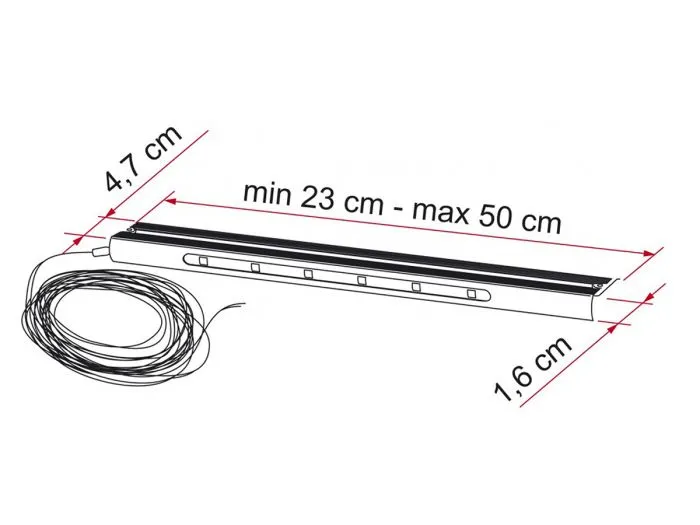 Fiamma Led Step luce per gradino