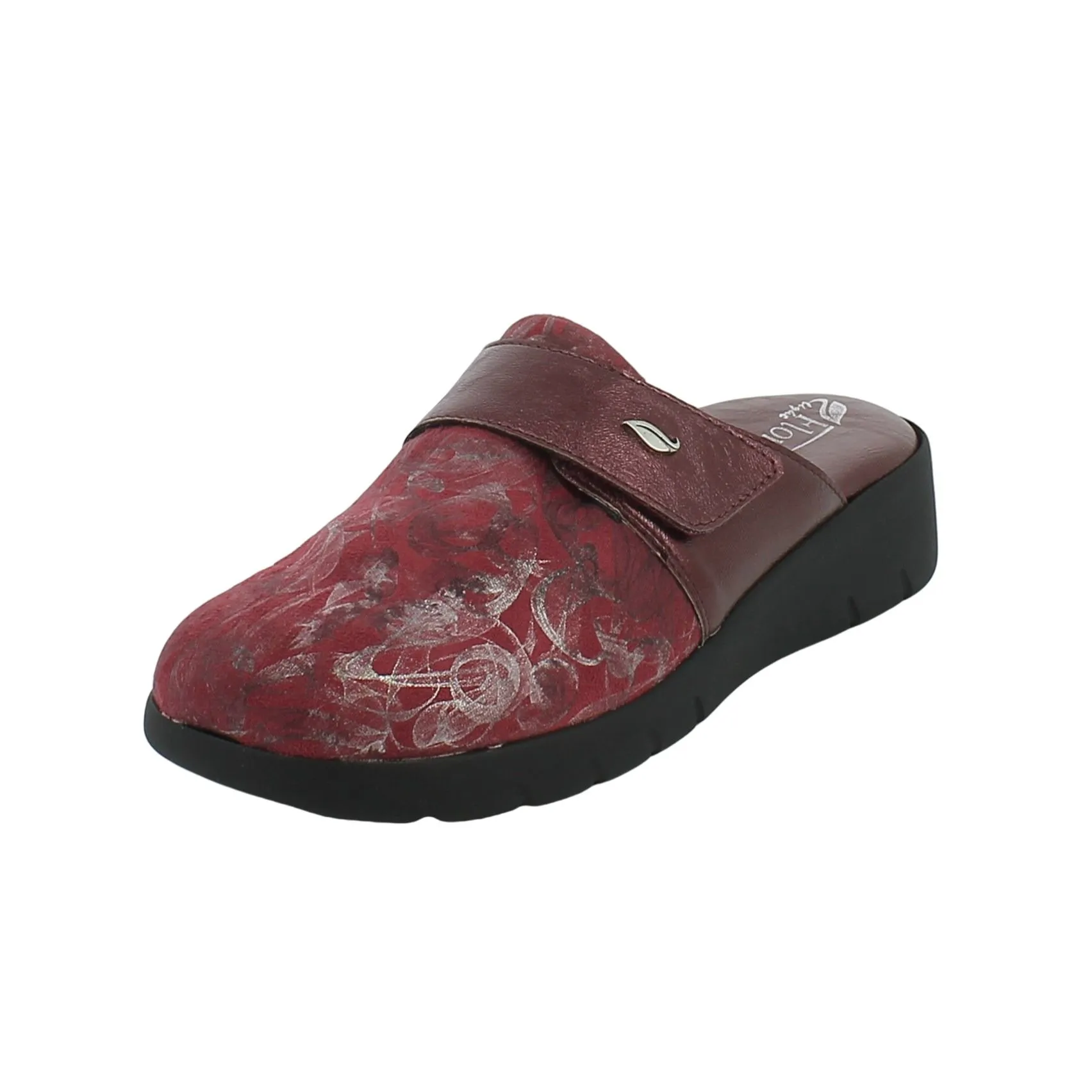 Florance  Ciabatta bordeaux con strappo 