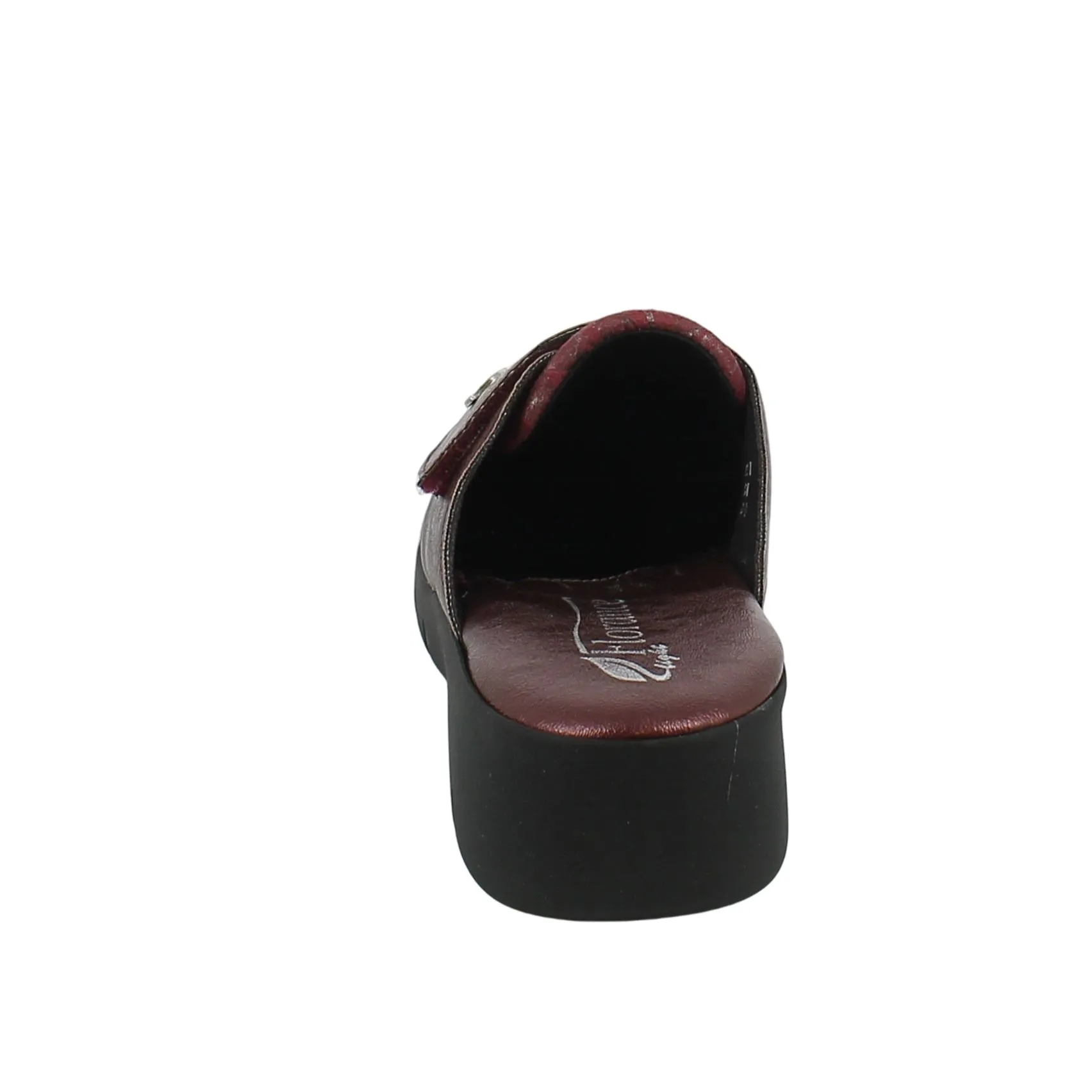 Florance  Ciabatta bordeaux con strappo 