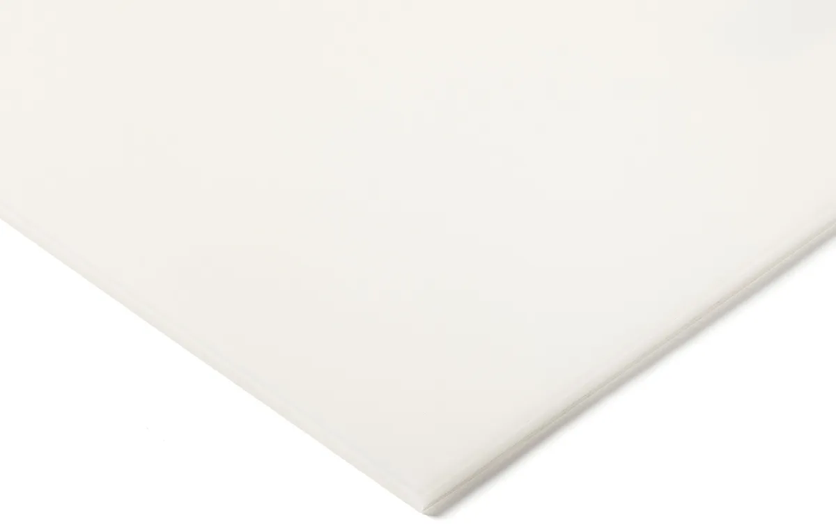 Foglio di plastica Tipo pieno RS PRO in POM, Bianco, 500mm x 330mm x 6mm