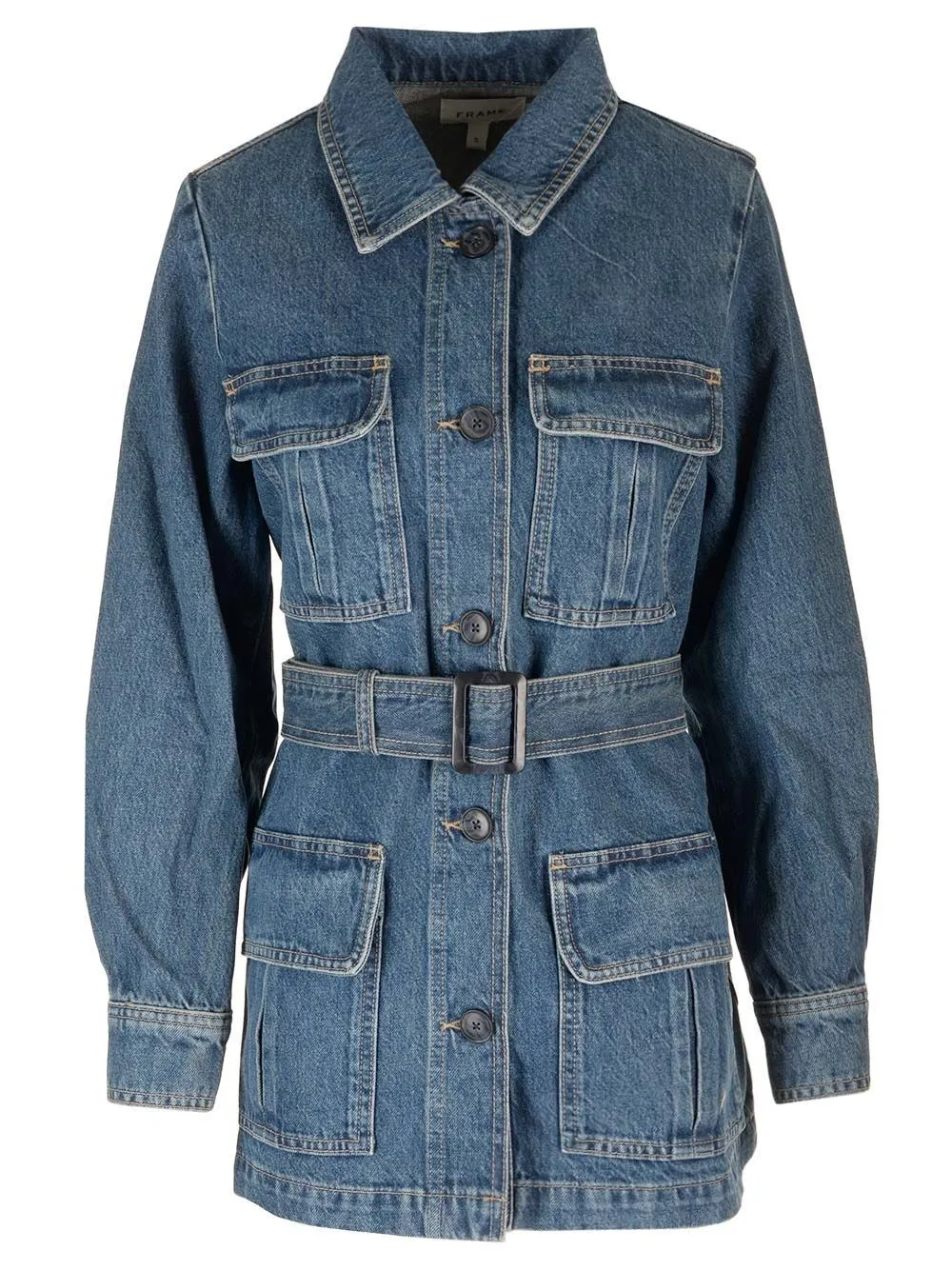   Frame  Giacca safari in jeans  