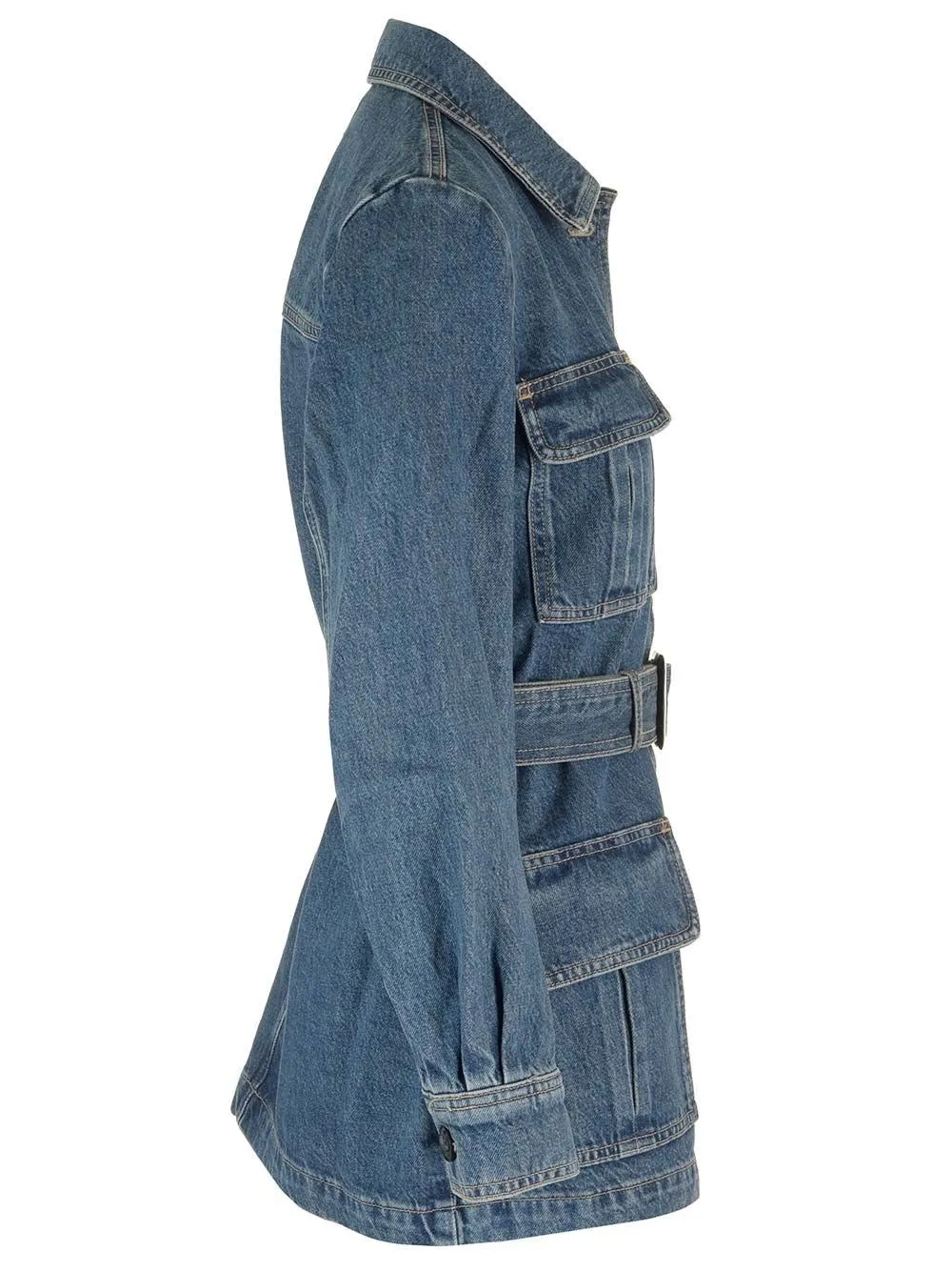   Frame  Giacca safari in jeans  