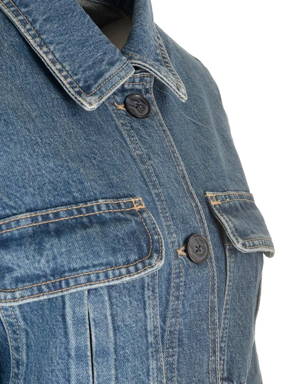   Frame  Giacca safari in jeans  