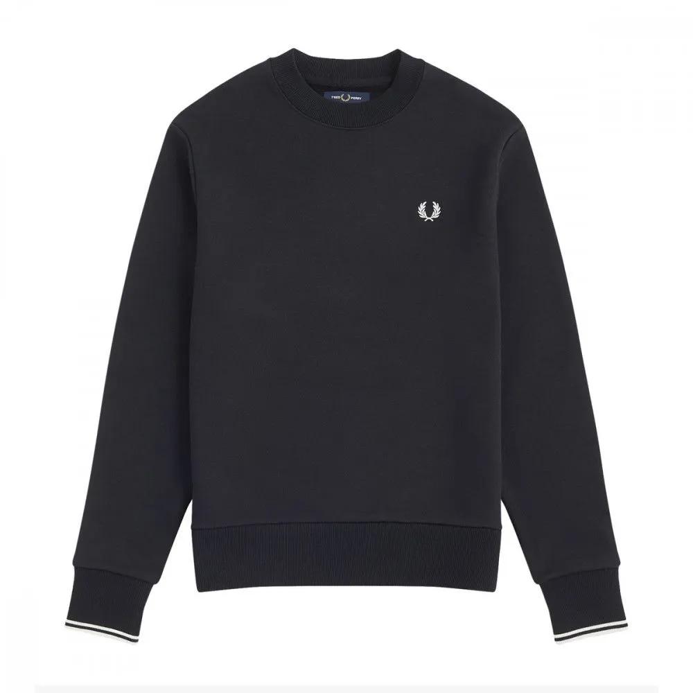 FRED PERRY FELPA GIROCOLLO LOGO
