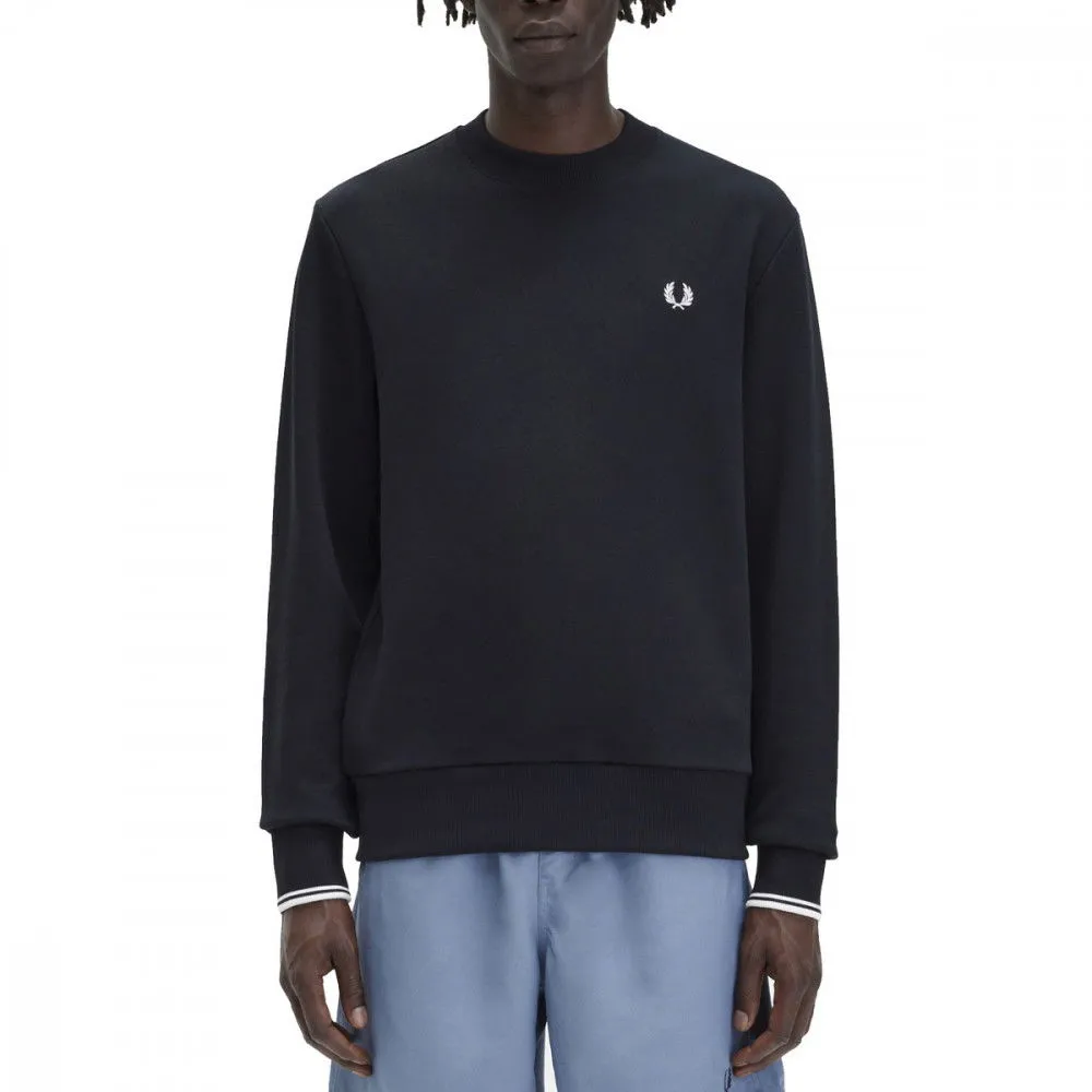 FRED PERRY FELPA GIROCOLLO LOGO