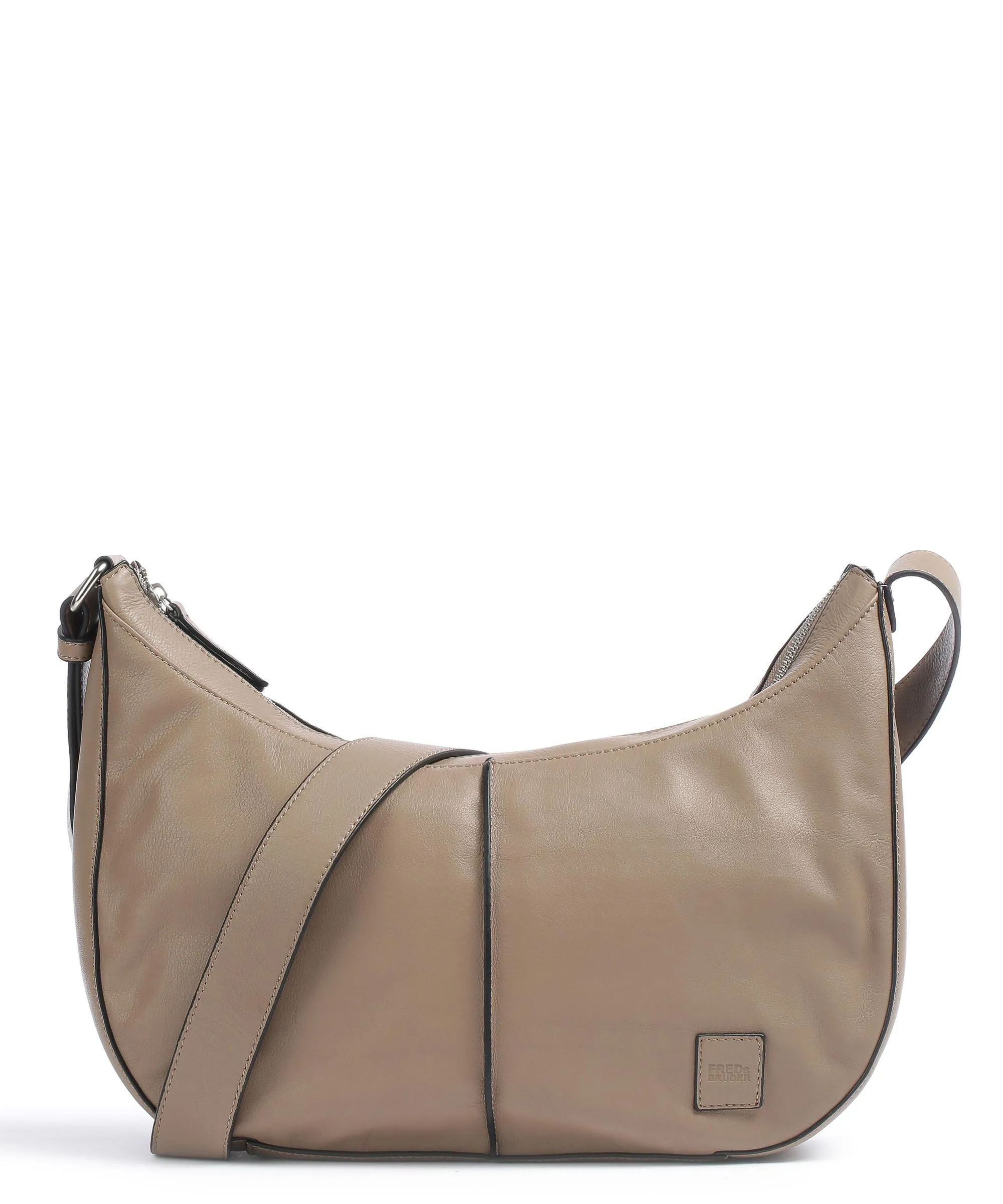  FredsBruder FB Borsa hobo morbida pelle bovina taupe  