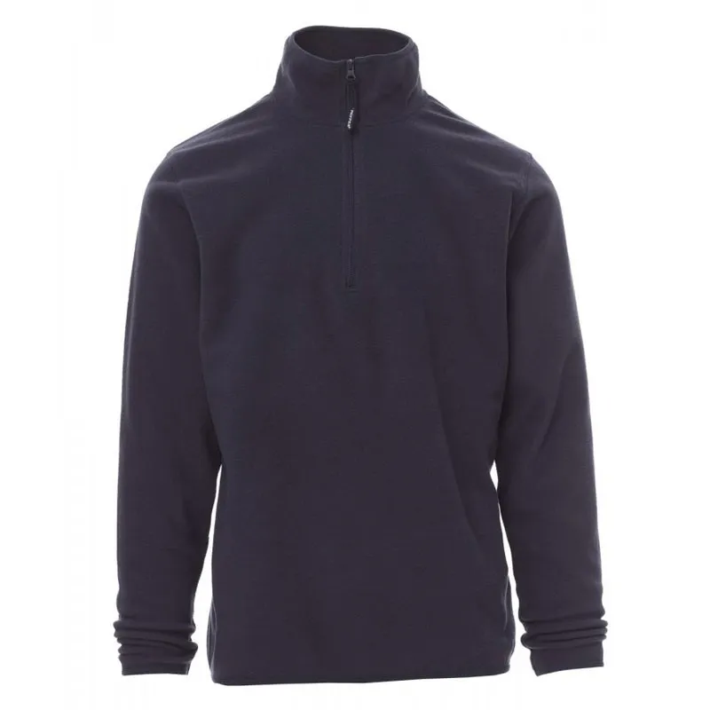 Fuori tutto -Felpa da lavoro in Micropile Leggero con Elastico nella Manica Soft+ - Payper taglia M navy