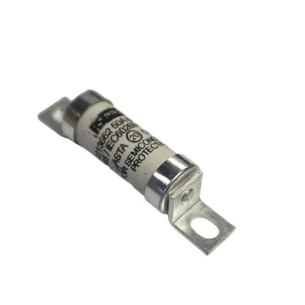 Fusibile a linguetta con fissaggio a bullone, RS PRO, 50A, standard IEC 60269-4/BS 88-4, fori di fissaggio da 63.5mm,