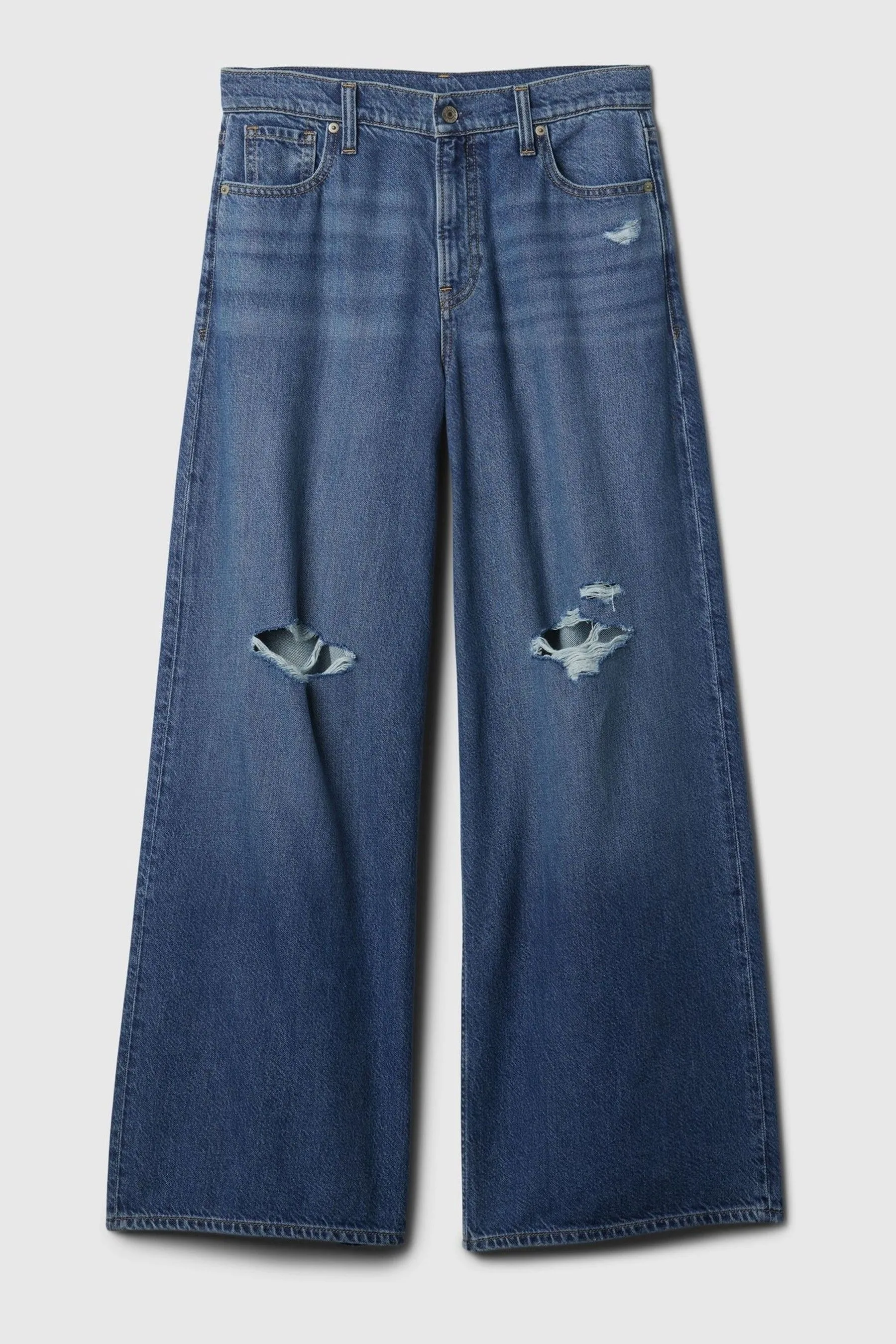 Gap Mid Rise Soft Baggy Jeans    