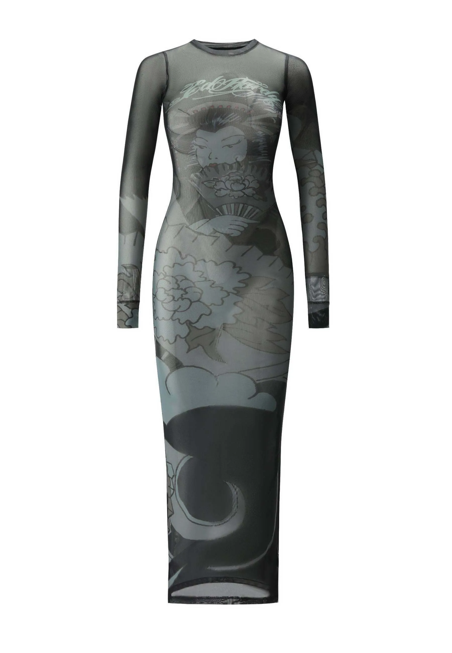 GEISHA FAN  - Vestito lungo
