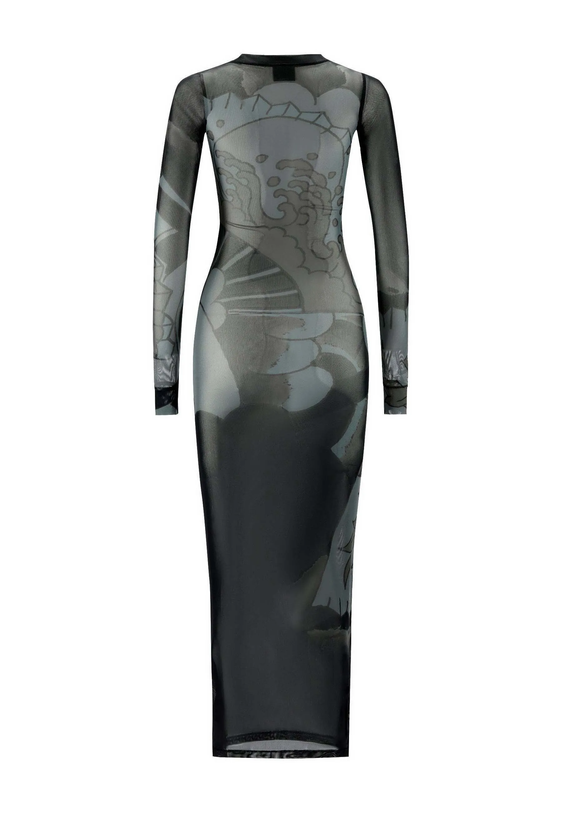 GEISHA FAN  - Vestito lungo