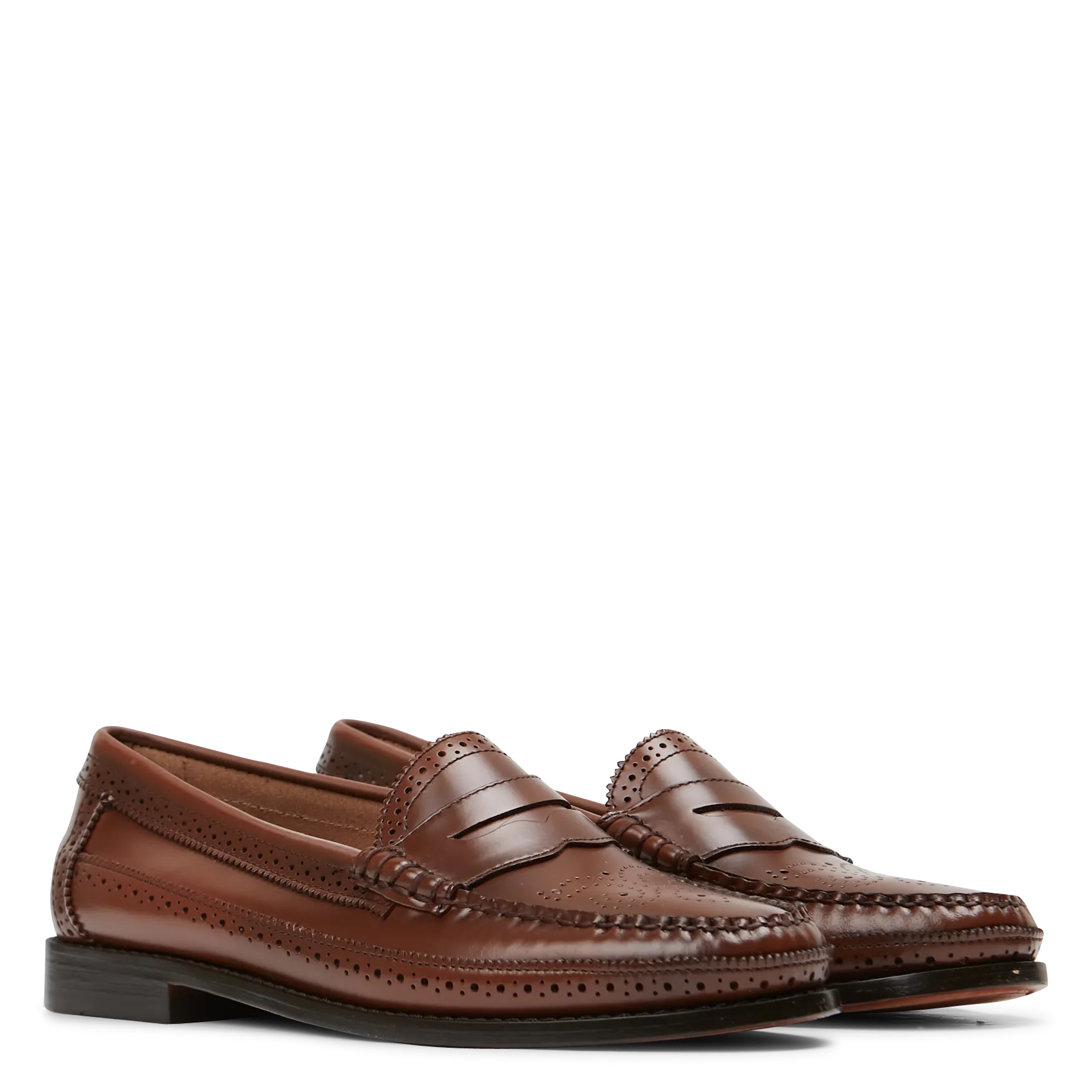  GH BASS   PENNY BROGUE - Mocassini in pelle | Marrone