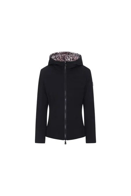 Giacca Corta Reversibile Donna F**K Cappuccio 222 Agua 99P Nero