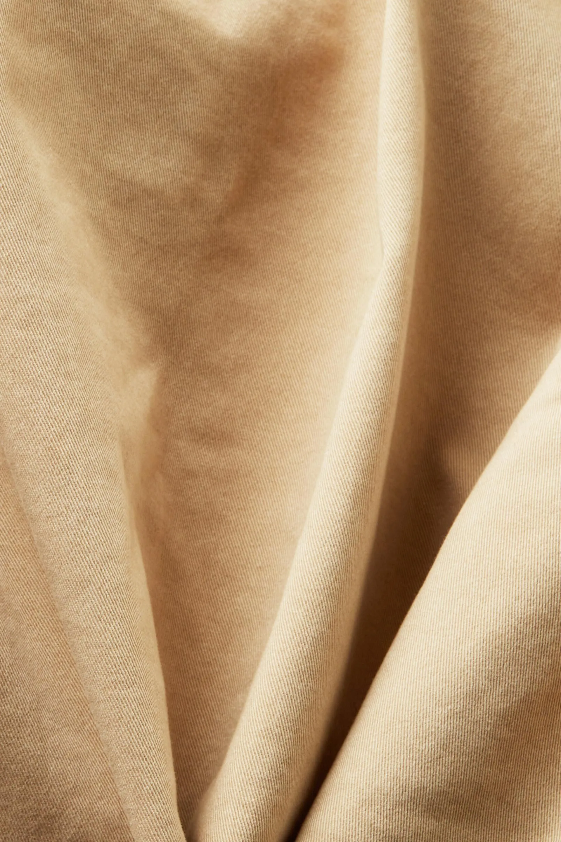 Giacca cropped in twill di cotone