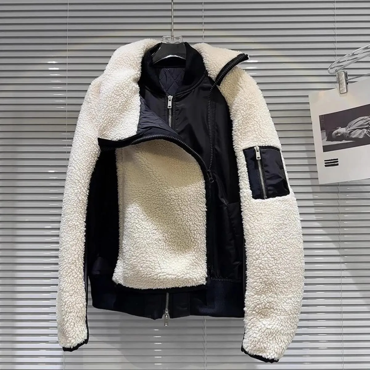 Giacca dal design con cerniera da donna High Street New Fashion 2023 Autunno Inverno Designer Jacket