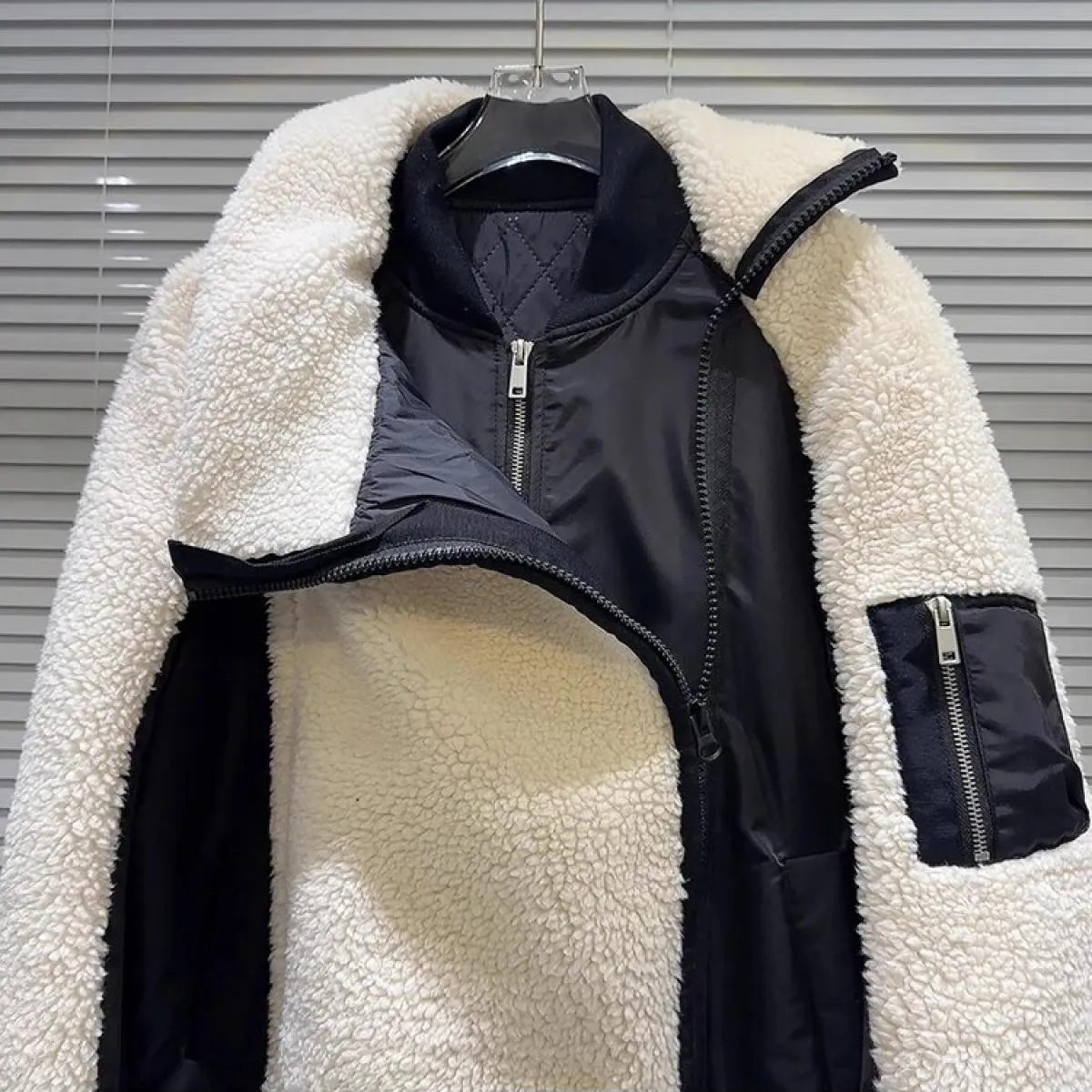Giacca dal design con cerniera da donna High Street New Fashion 2023 Autunno Inverno Designer Jacket