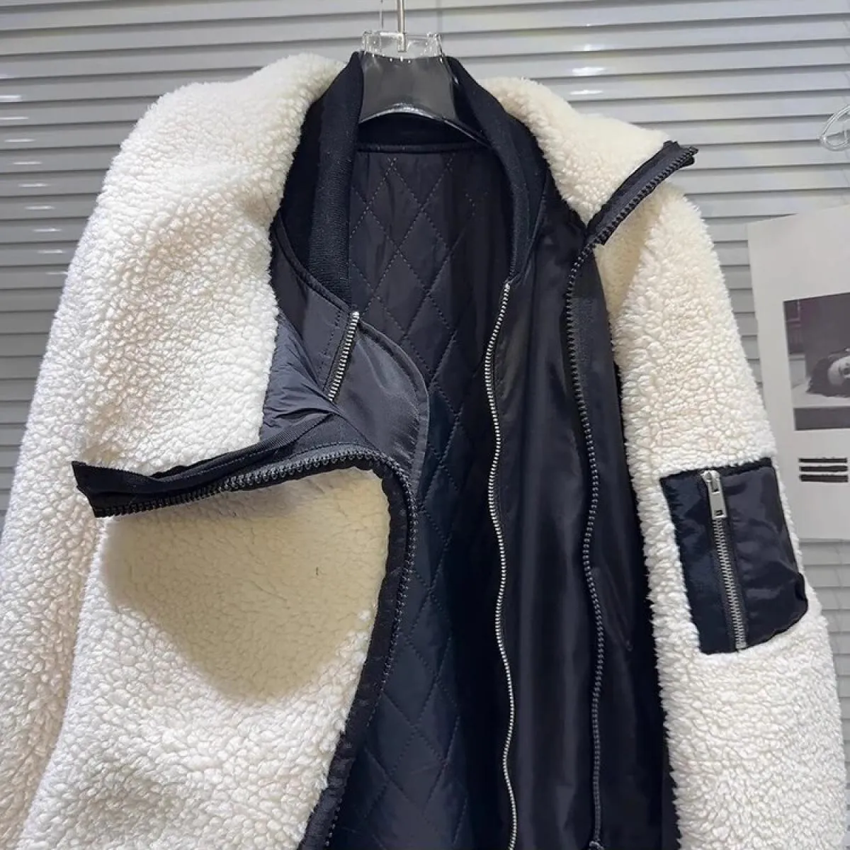 Giacca dal design con cerniera da donna High Street New Fashion 2023 Autunno Inverno Designer Jacket