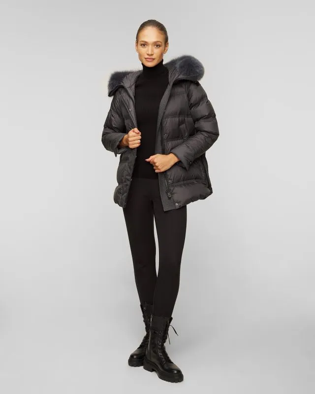 Giacca grigio scuro da donna Peuterey Takan mq 02 fur