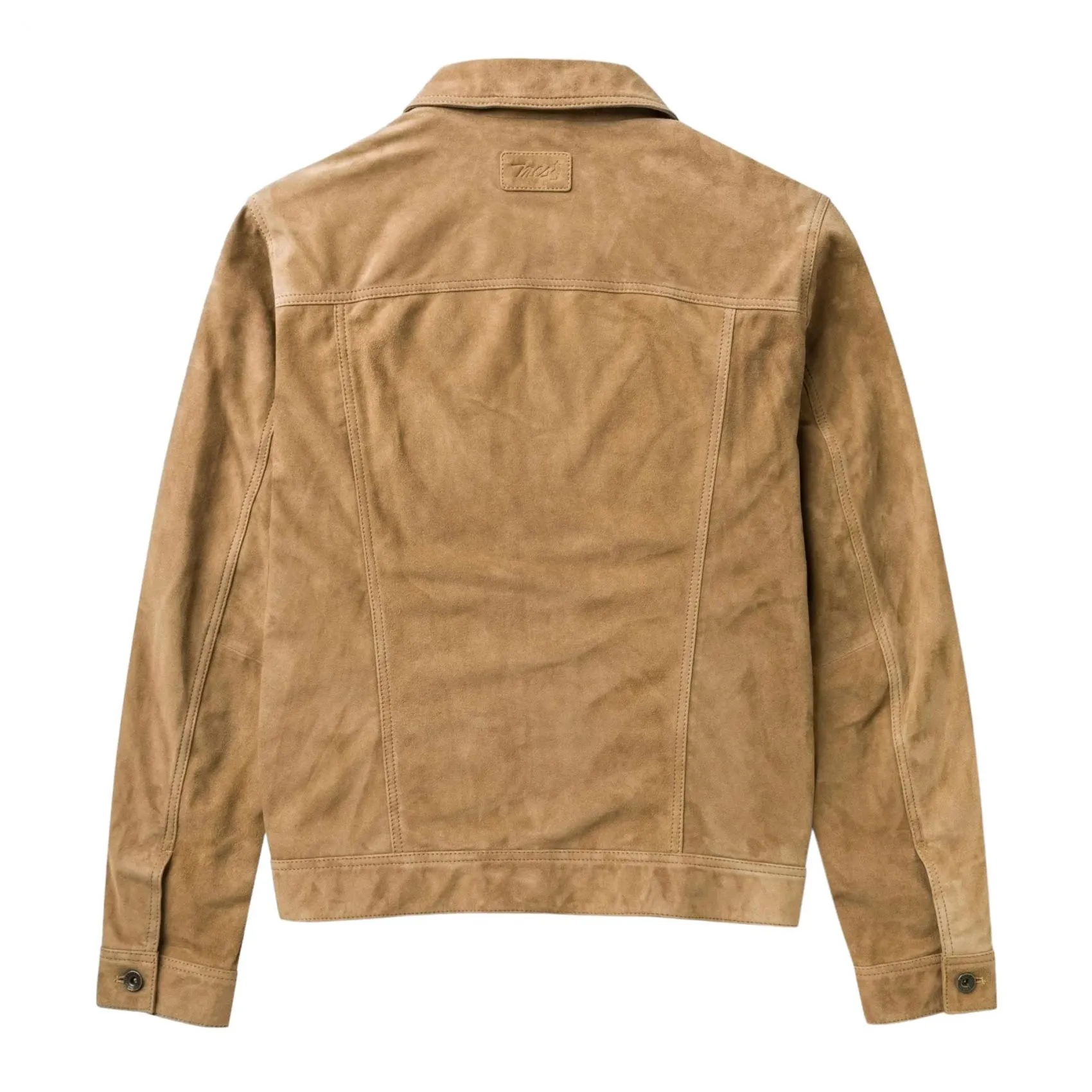 Giacca sportiva mcs in pelle scamosciata