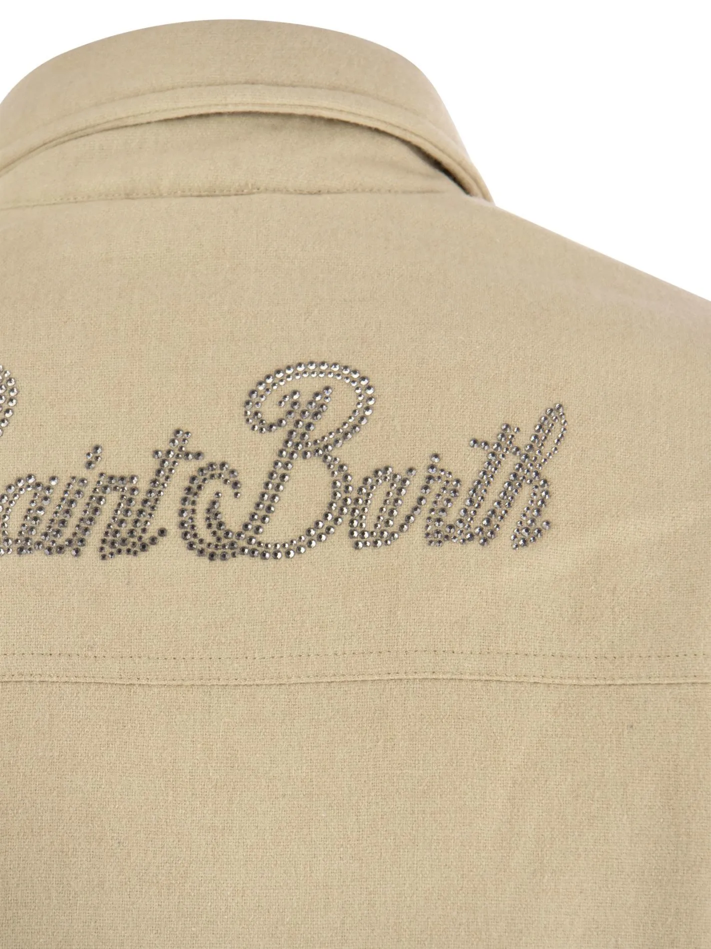 Giacca taglio camicia con stampa di strass di St. Barth