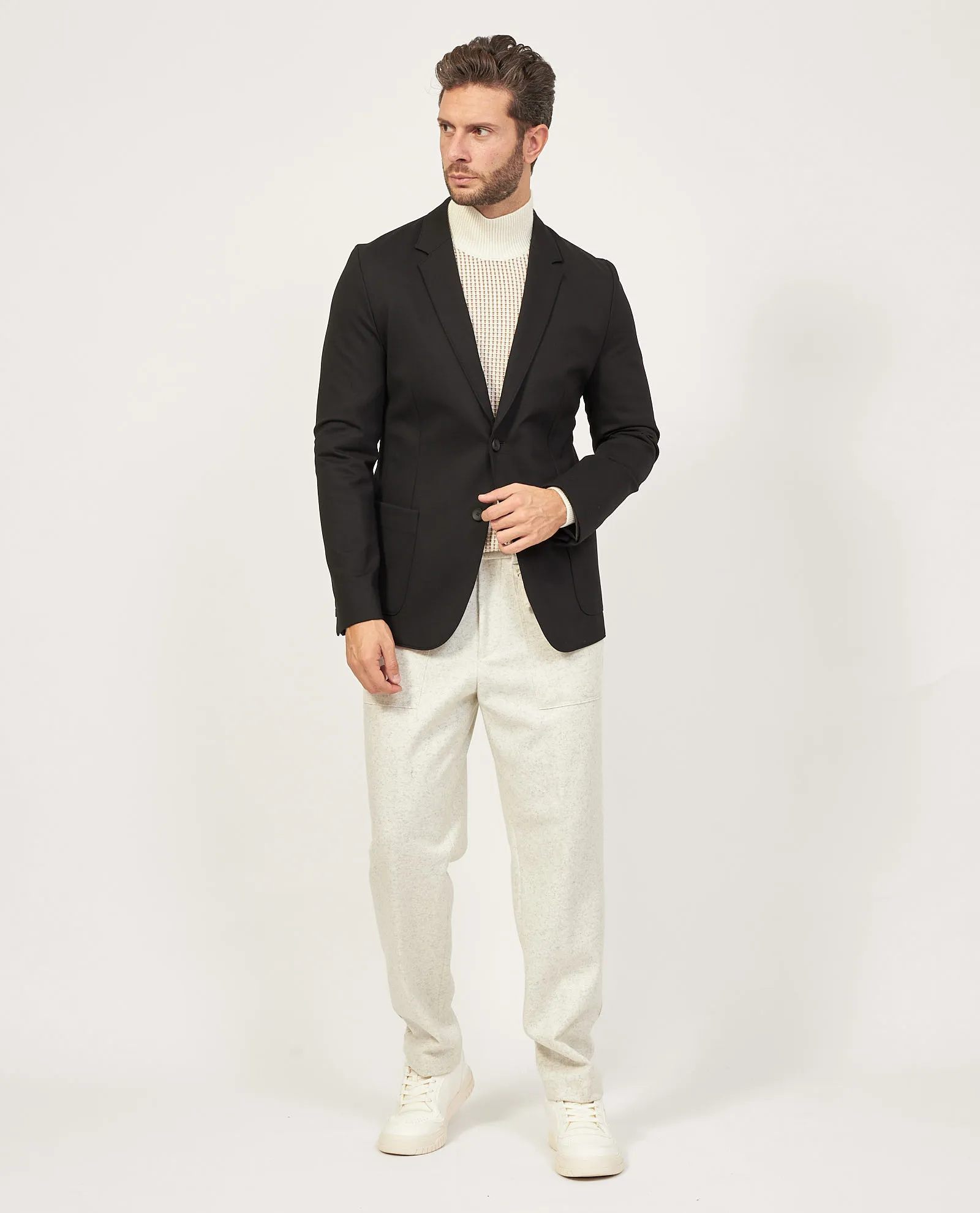 Giacca uomo Hugo Boss slim fit in misto viscosa