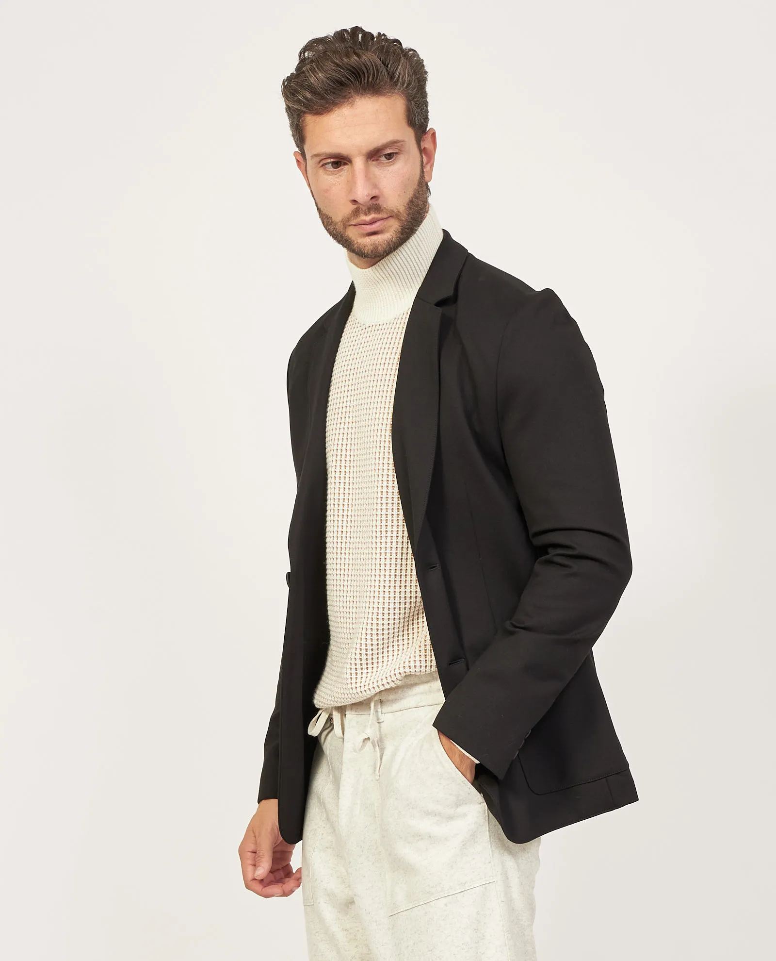Giacca uomo Hugo Boss slim fit in misto viscosa