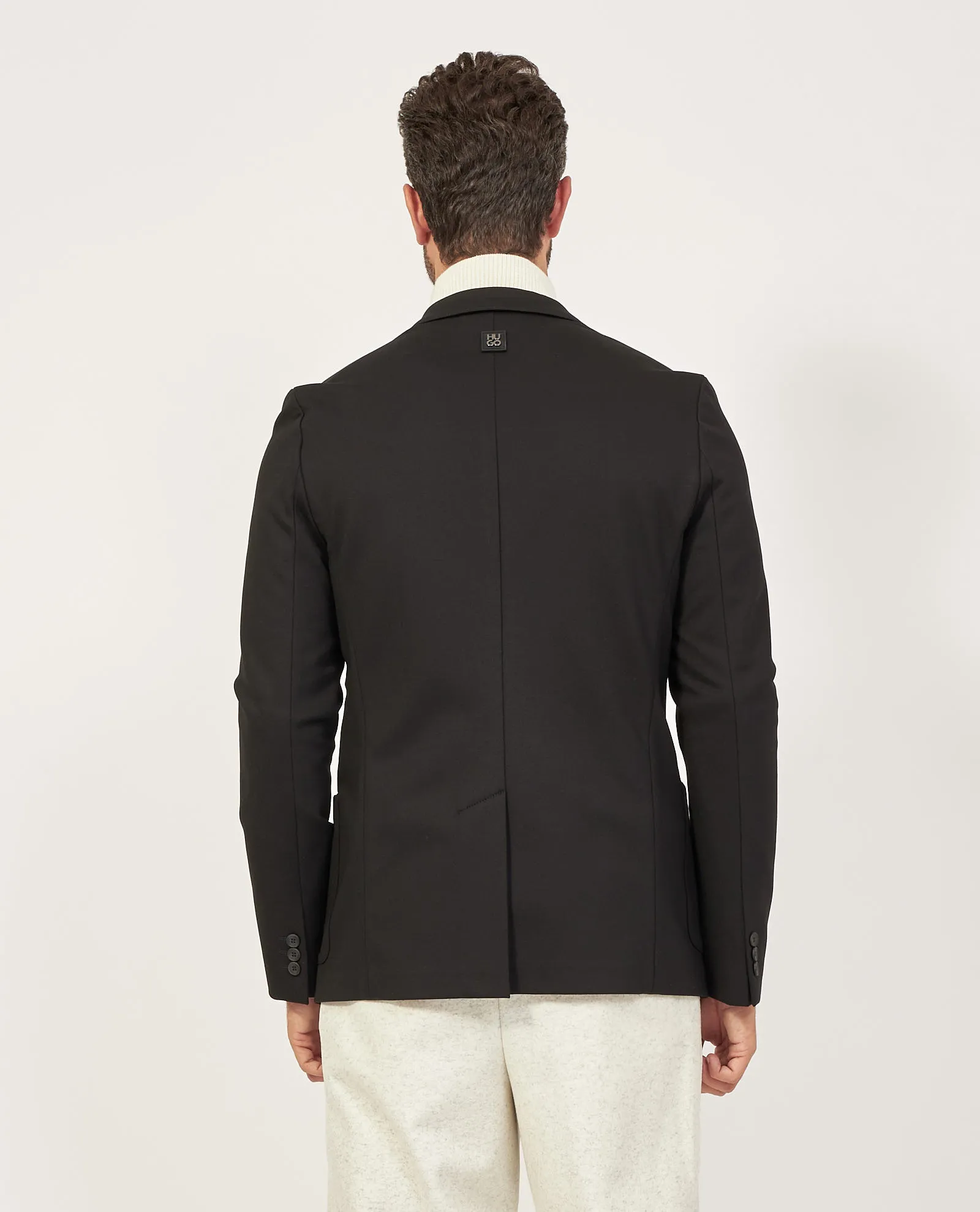 Giacca uomo Hugo Boss slim fit in misto viscosa