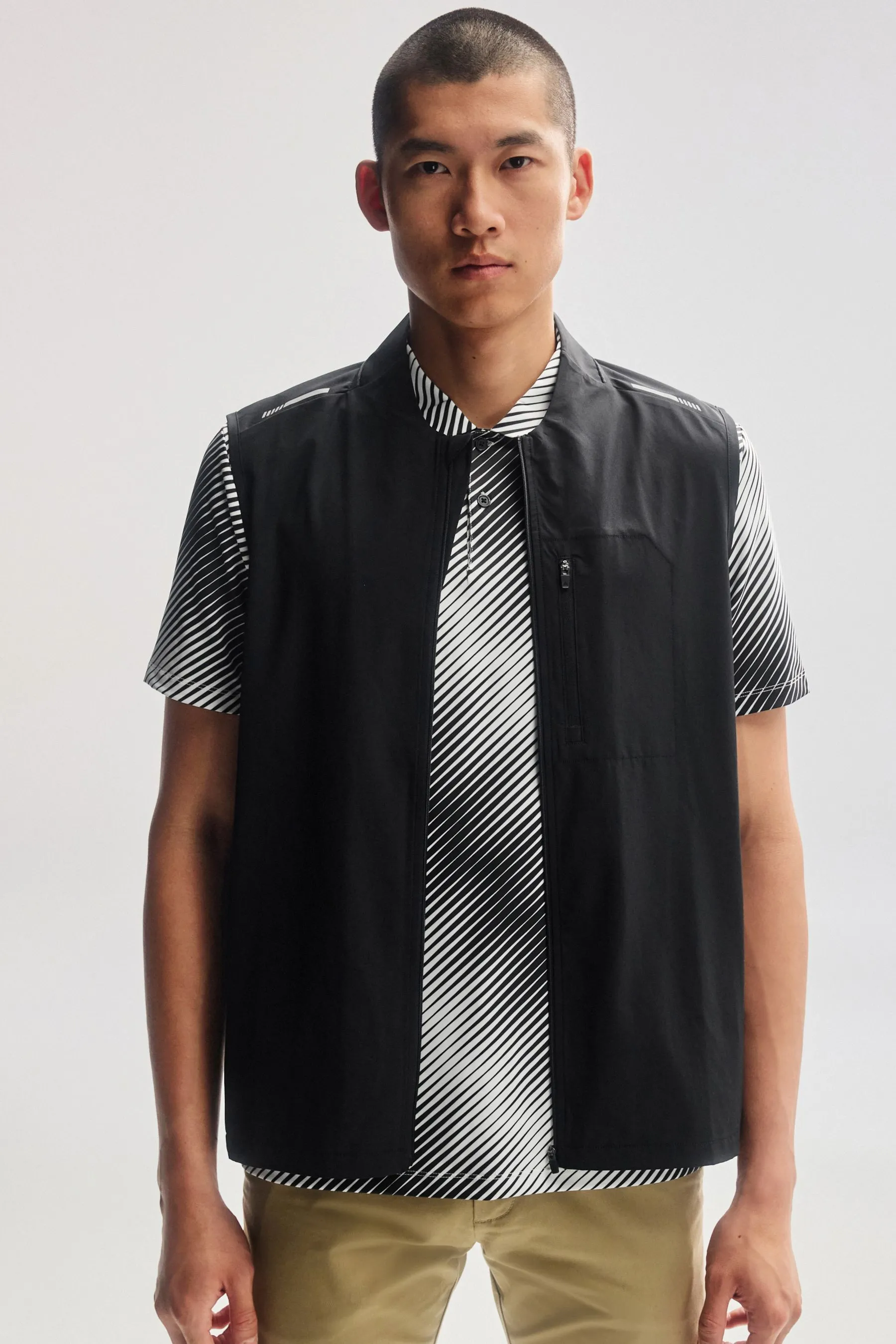 Gilet bomber intessuto