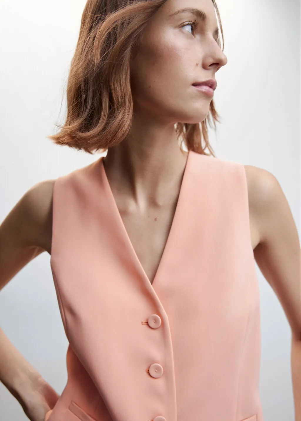 Gilet completo bottoni
