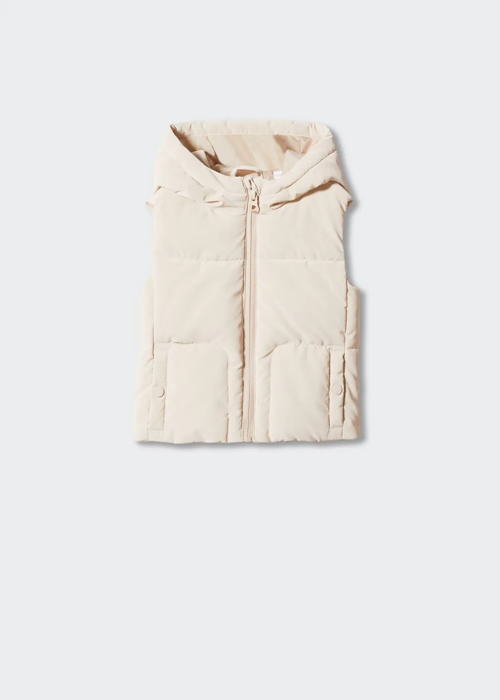Gilet imbottito cappuccio