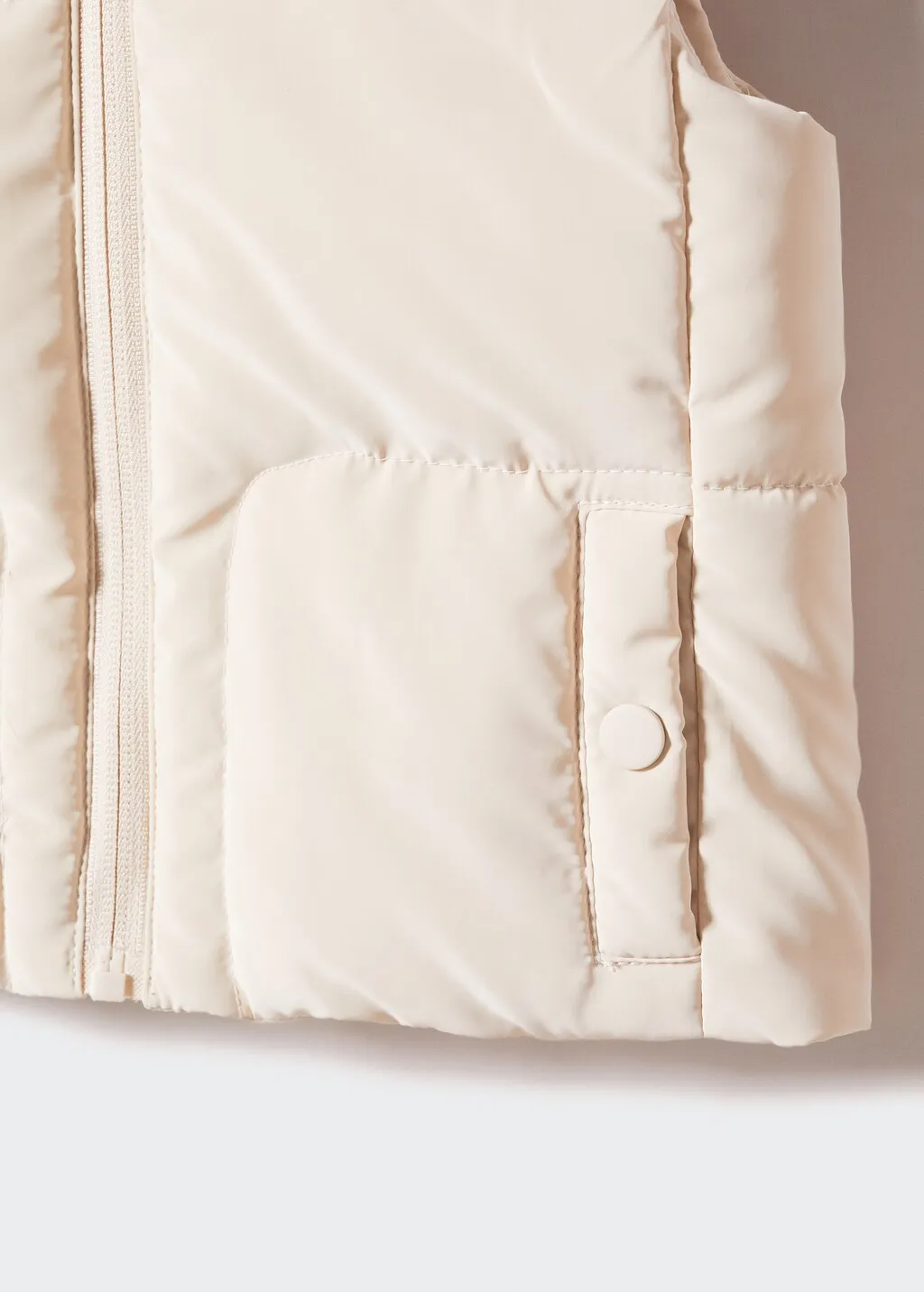 Gilet imbottito cappuccio