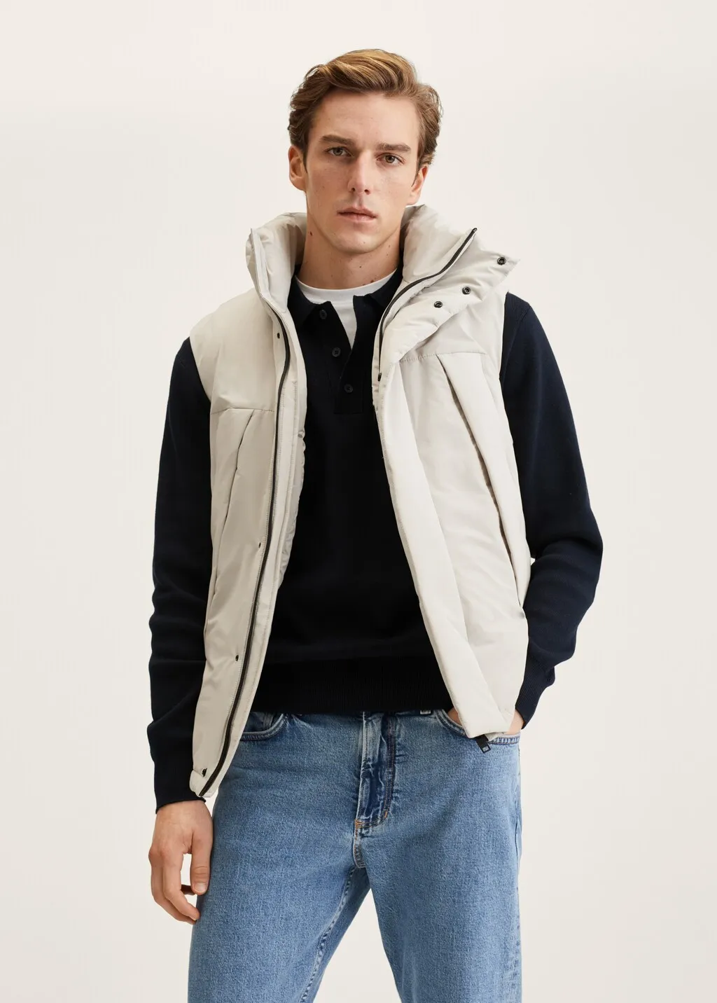 Gilet imbottito tasche