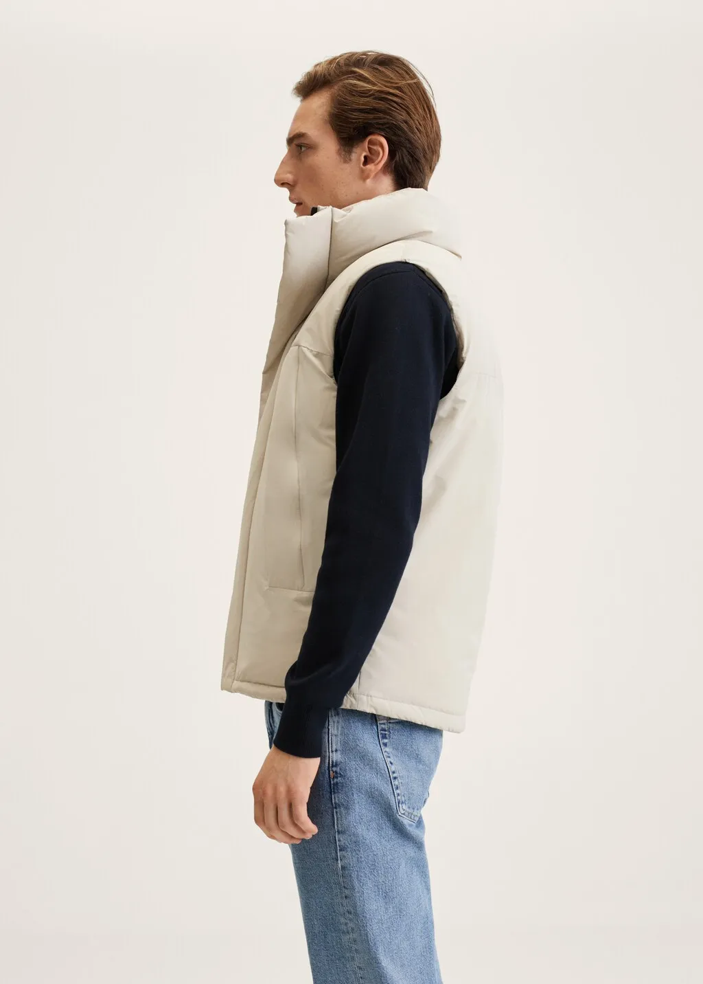 Gilet imbottito tasche