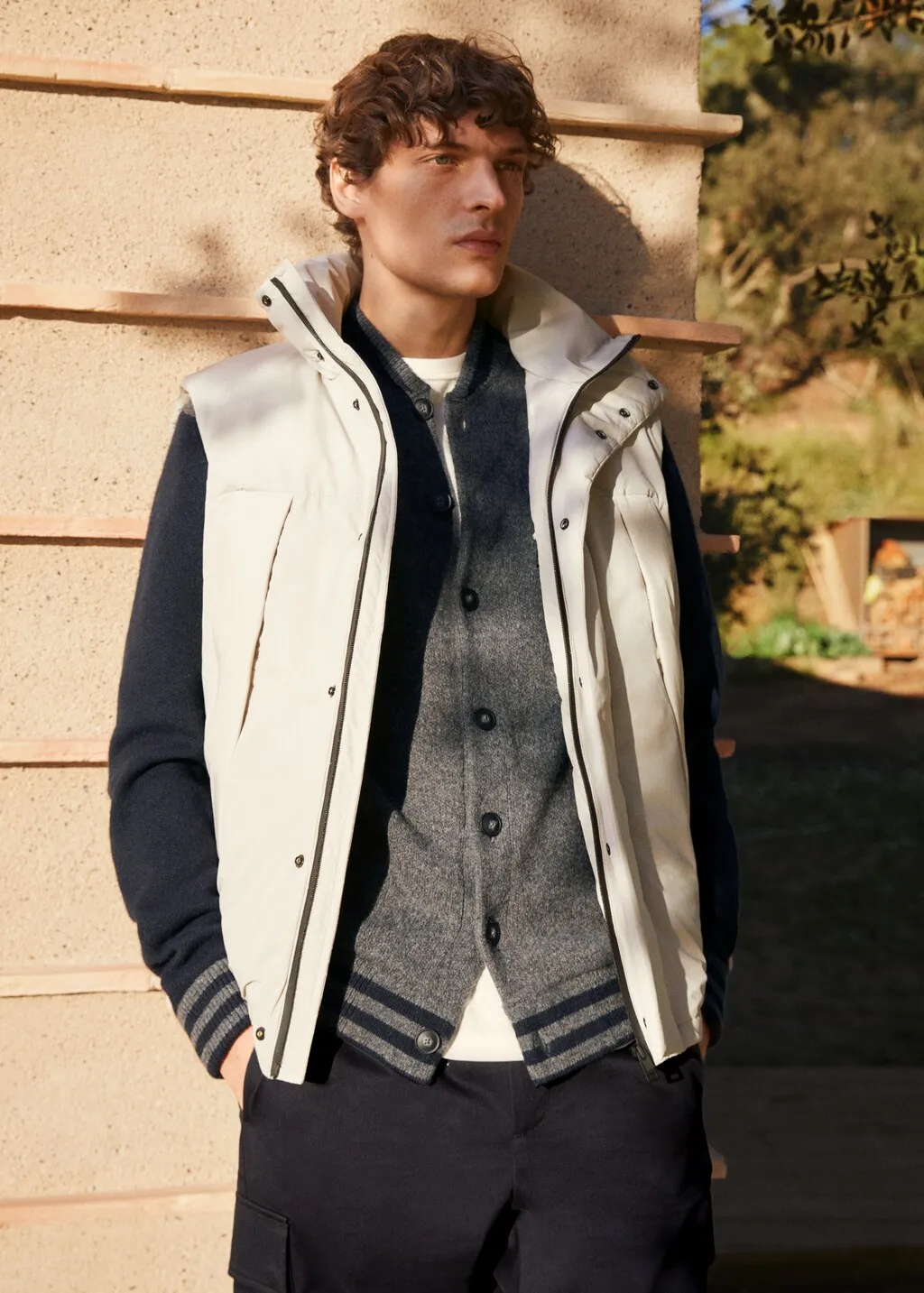 Gilet imbottito tasche