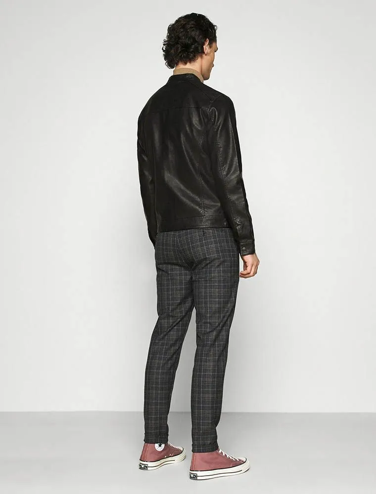 Giubbino Ecopelle Jack & Jones - Black