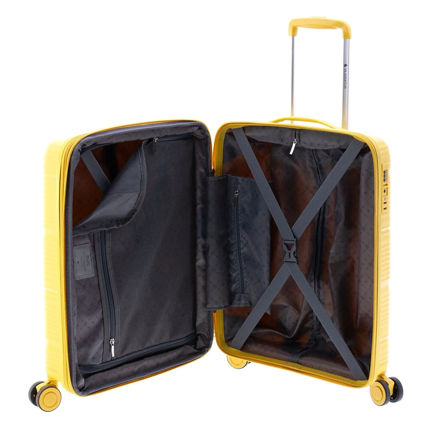 Gladiator 0800 4 ruote Carrello della cabina 55 cm con piega di espansione