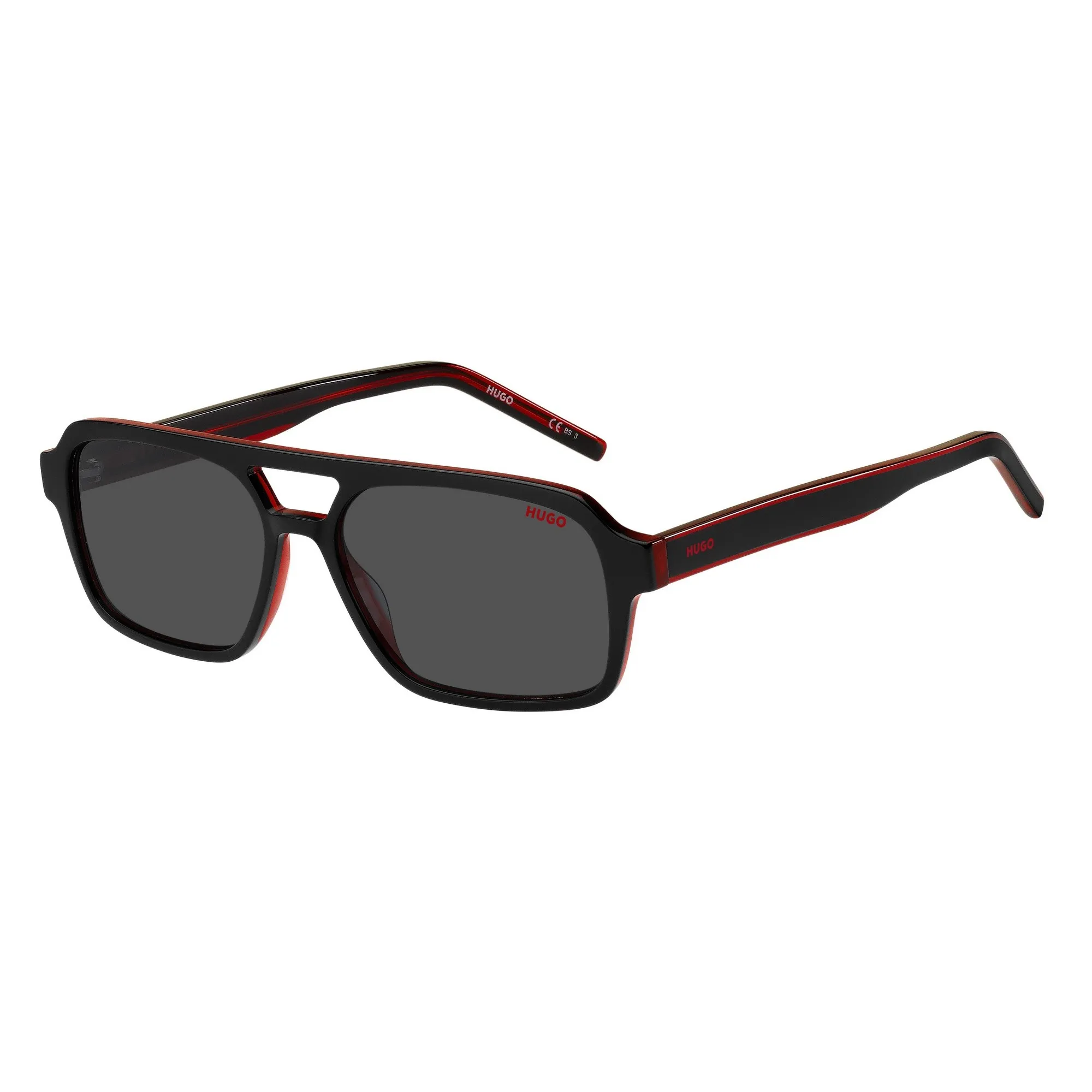   Hugo Boss HG 1241/S - OIT IR Nero Rosso | Occhiale Da Sole Uomo 