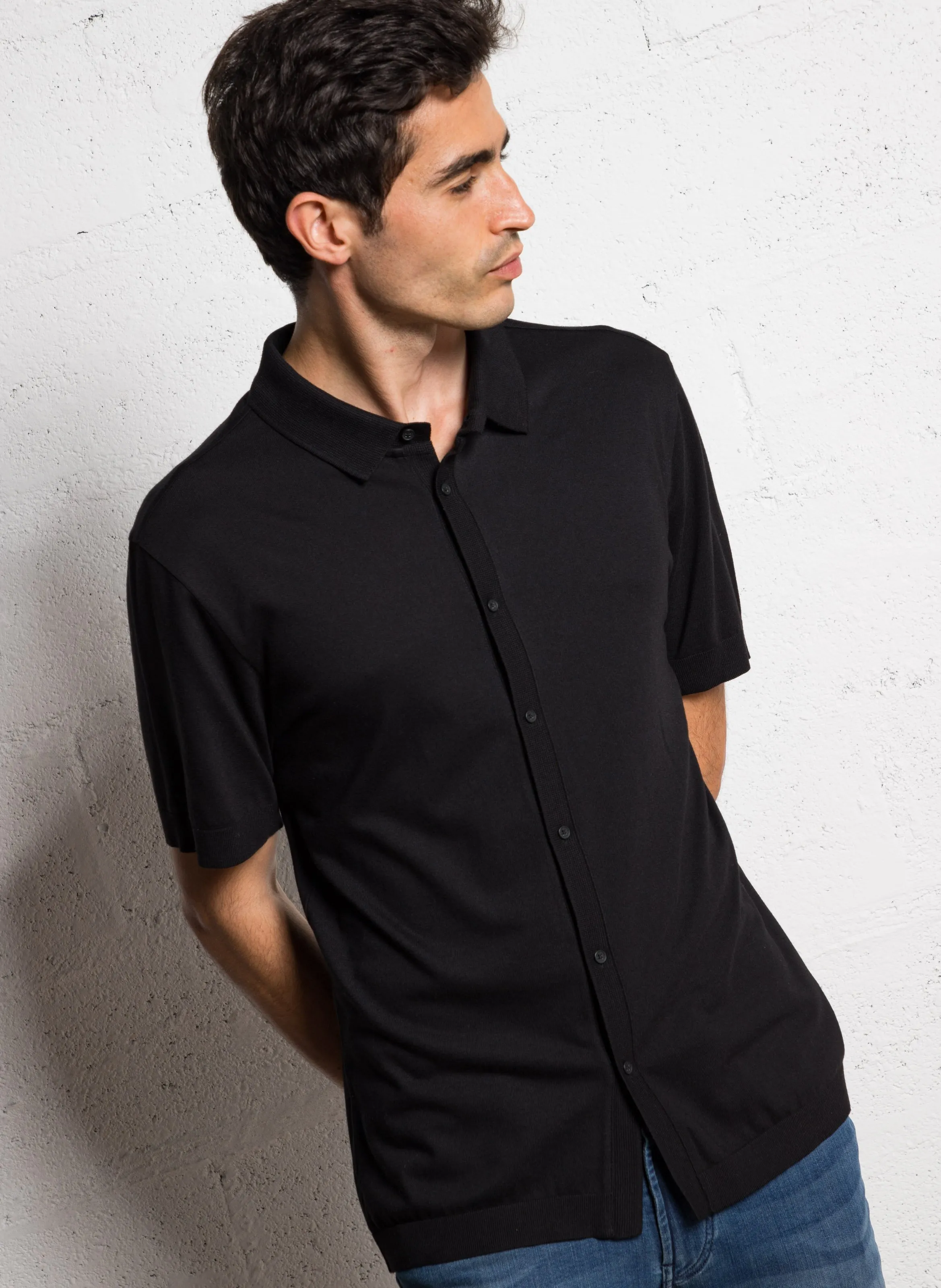  IKKS   Polo regular fit in misto cotone | Nero