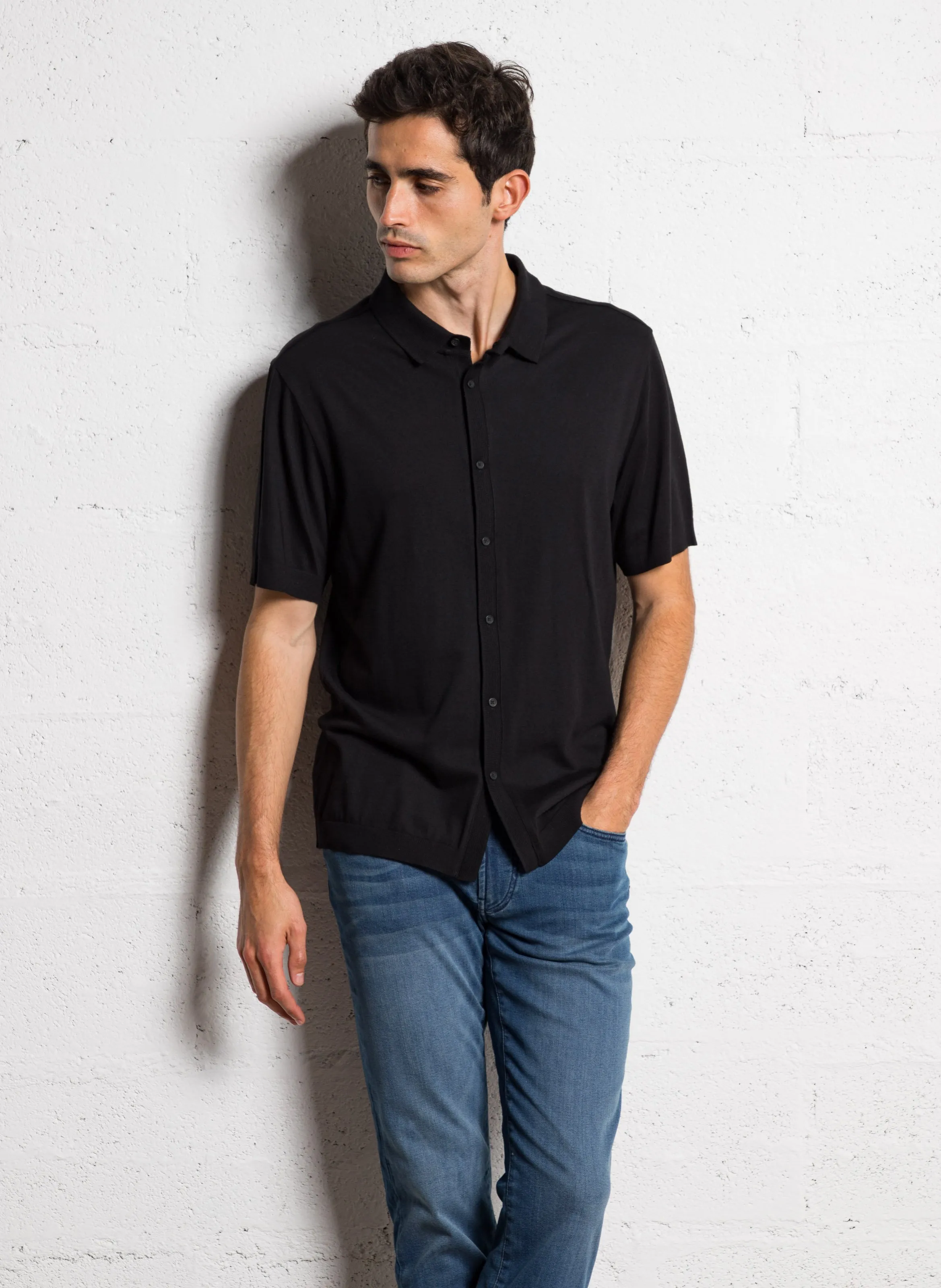  IKKS   Polo regular fit in misto cotone | Nero
