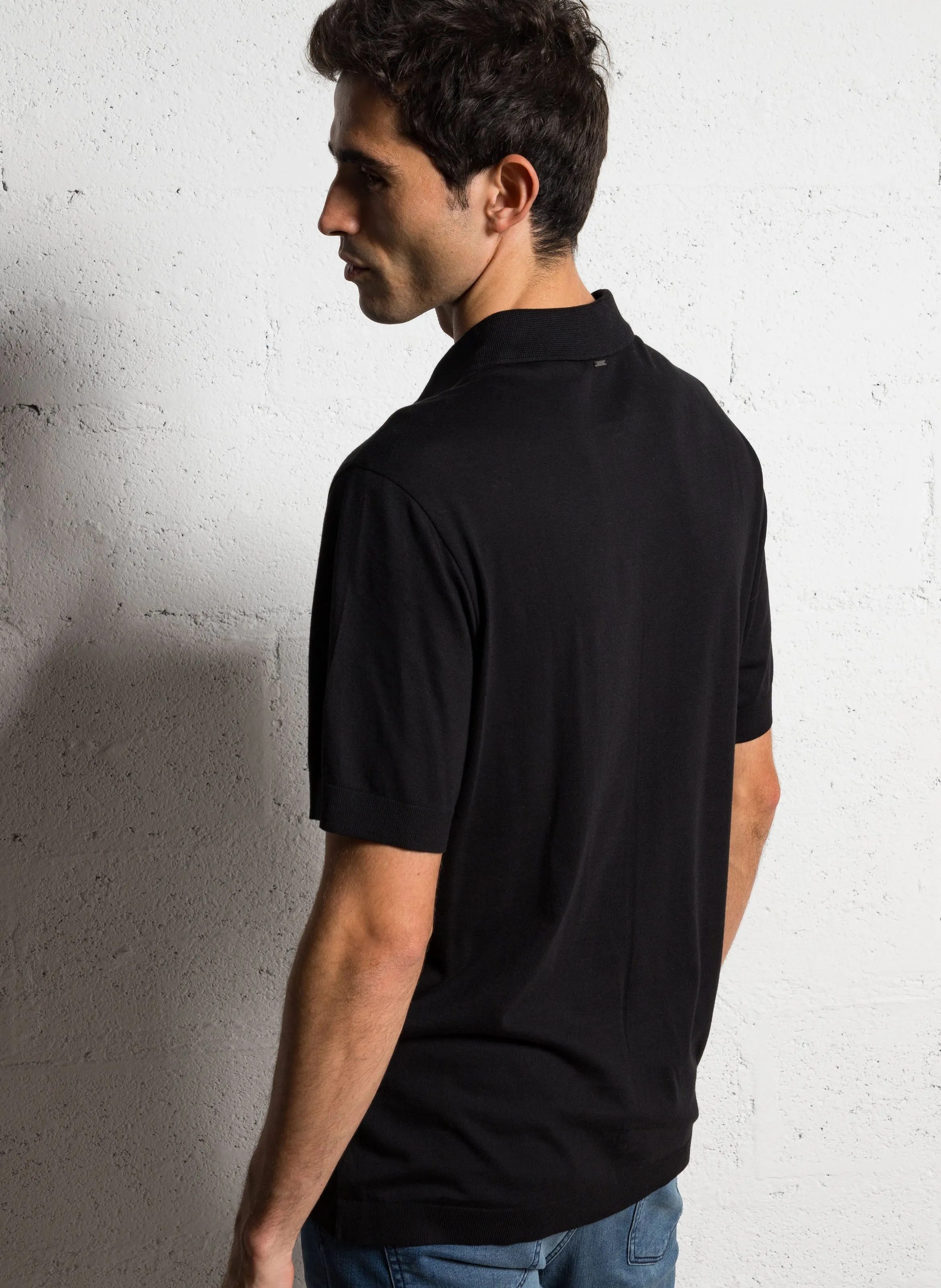  IKKS   Polo regular fit in misto cotone | Nero