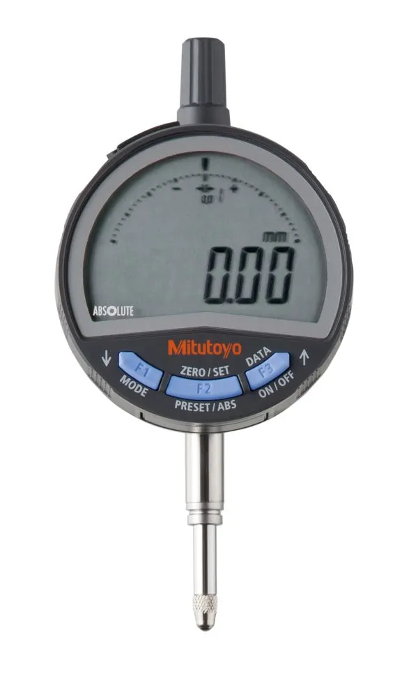 Indicatore digitale a rotella Mitutoyo, 12.7mm max, precisione 0,02 mm, risoluz. 0,01 mm