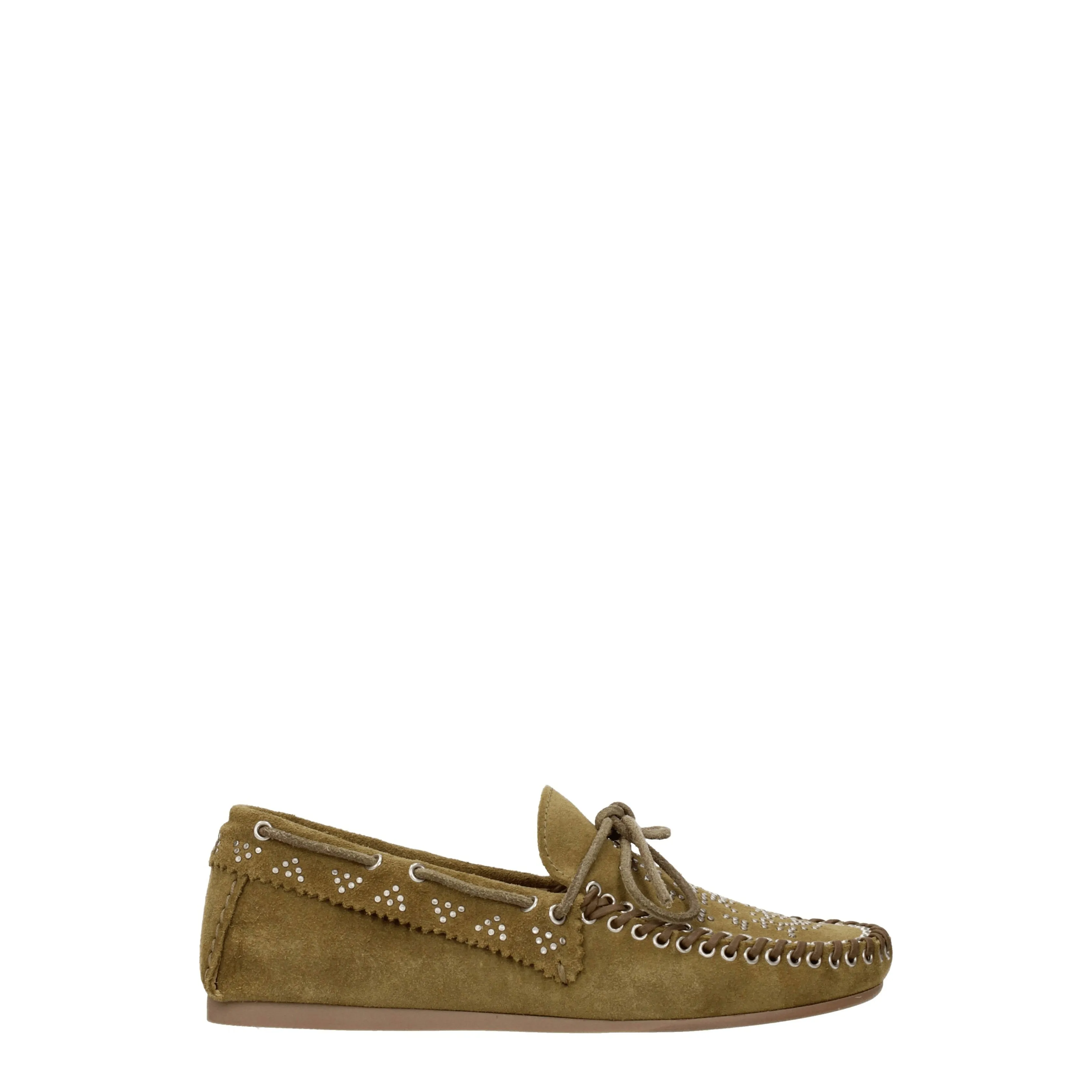 Isabel Marant Mocassini Donna Camoscio Verde