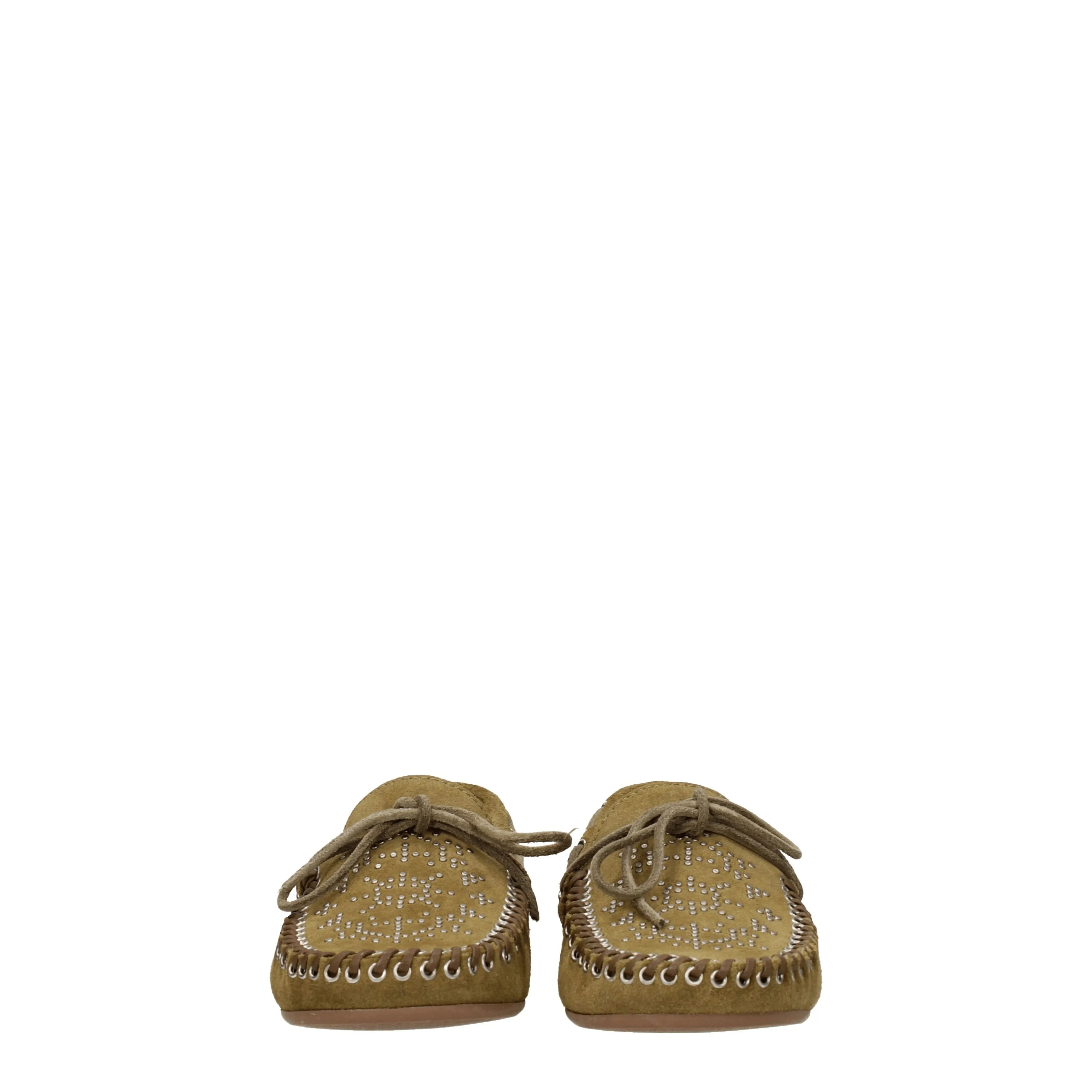 Isabel Marant Mocassini Donna Camoscio Verde