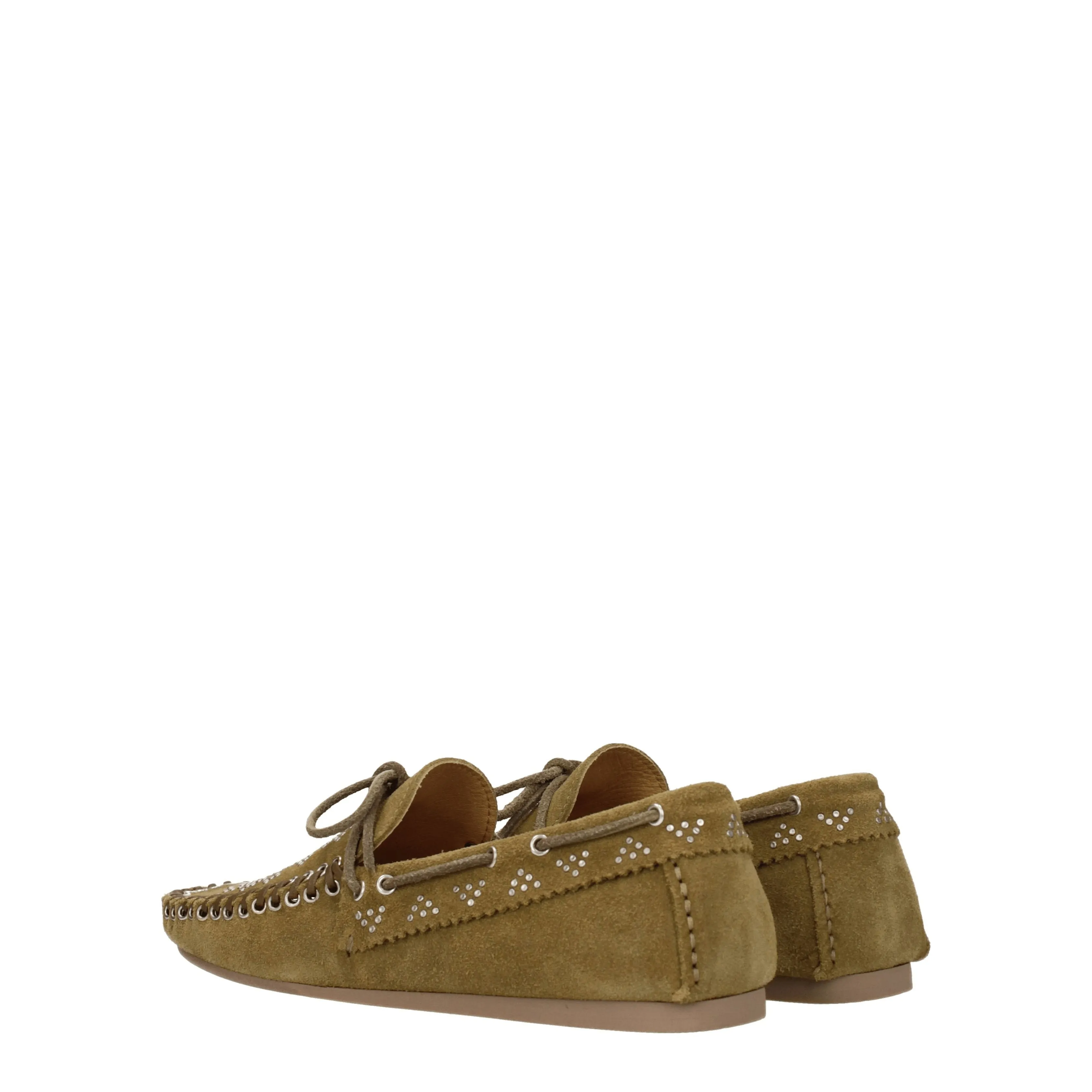 Isabel Marant Mocassini Donna Camoscio Verde
