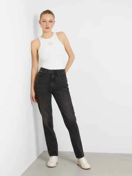 JEANS Donna GUESS MOM W2YA21 D4QD1 AUBK