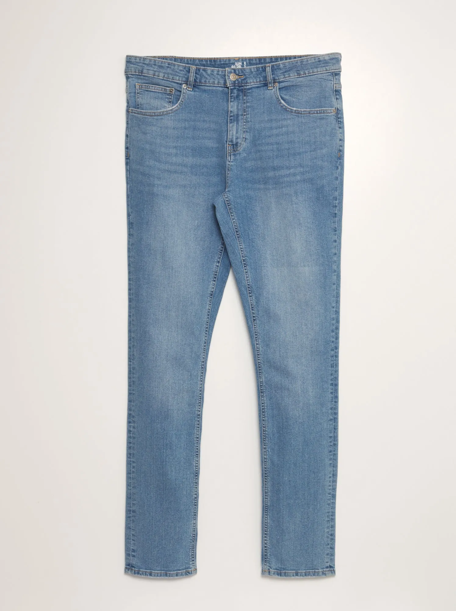 Jeans slim fit in cotone stretch - L38 - BLU